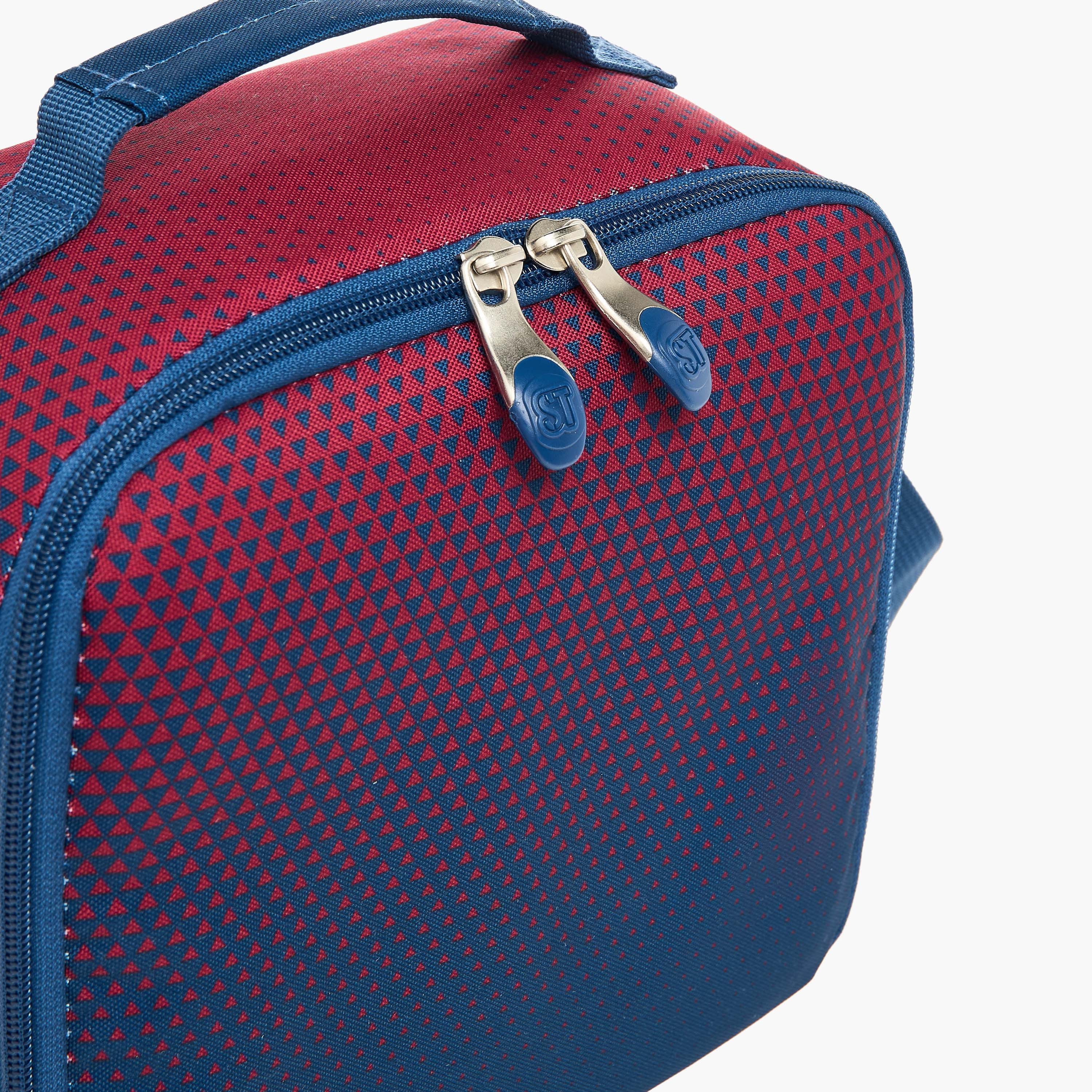 St.Right Printed Lunch Bag with Adjustable Strap and Zip Closure-school-lunchessentials-lunchbags-image-5
