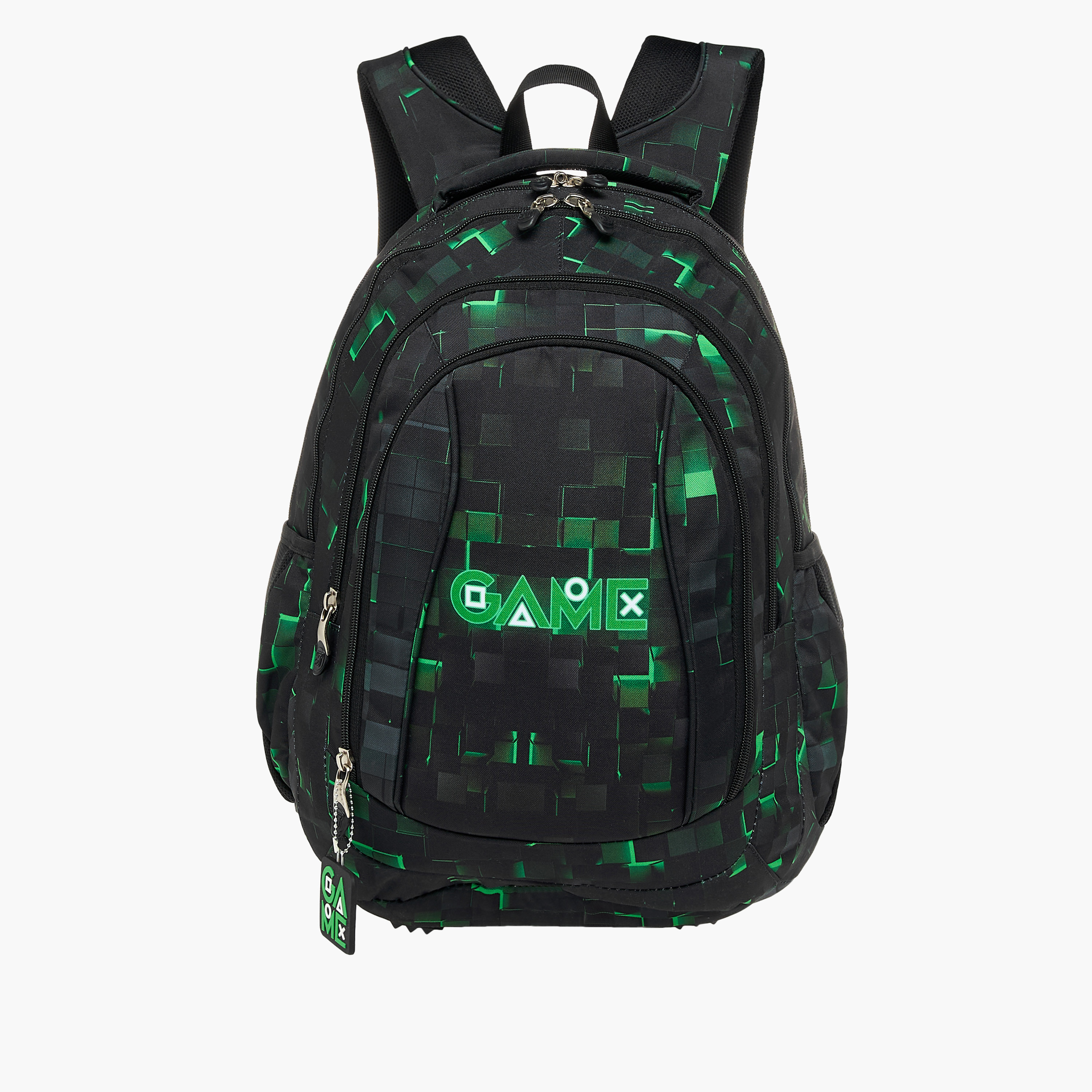 St.Right Pixel Game Print 18-inch Backpack with Adjustable Shoulder Straps - 30x20x45 cms-promo_LS20_OMN-image-1