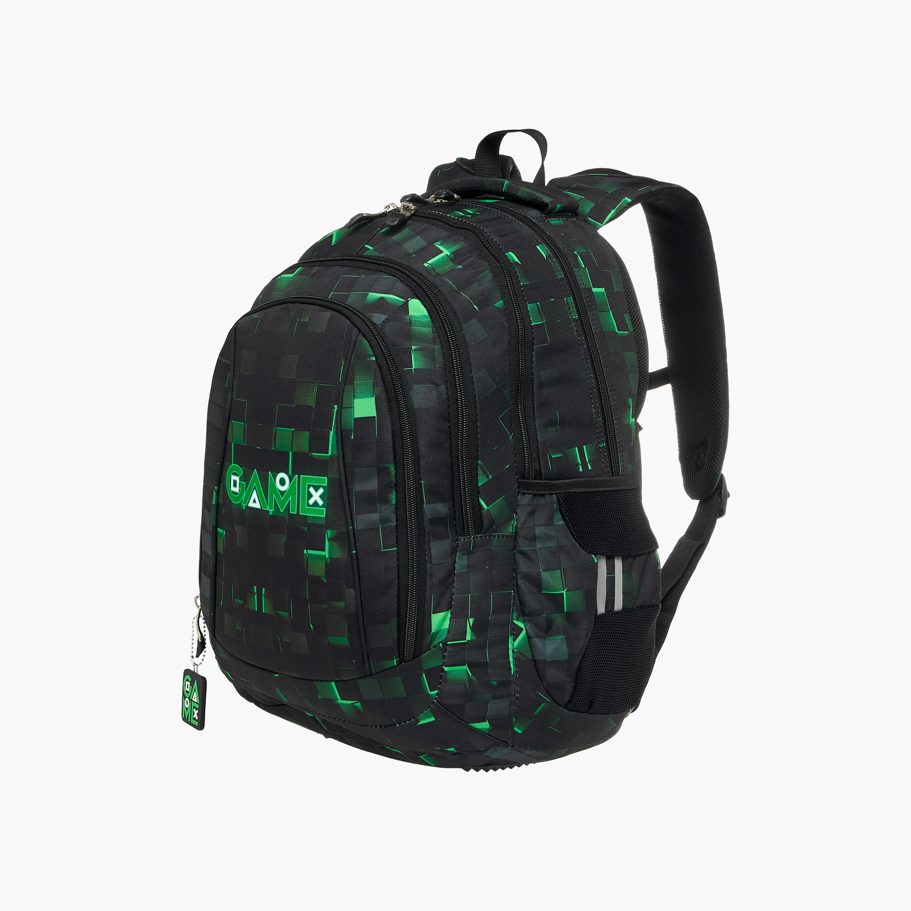 St.Right Pixel Game Print 18-inch Backpack with Adjustable Shoulder Straps - 30x20x45 cms-promo_LS20_OMN-image-4