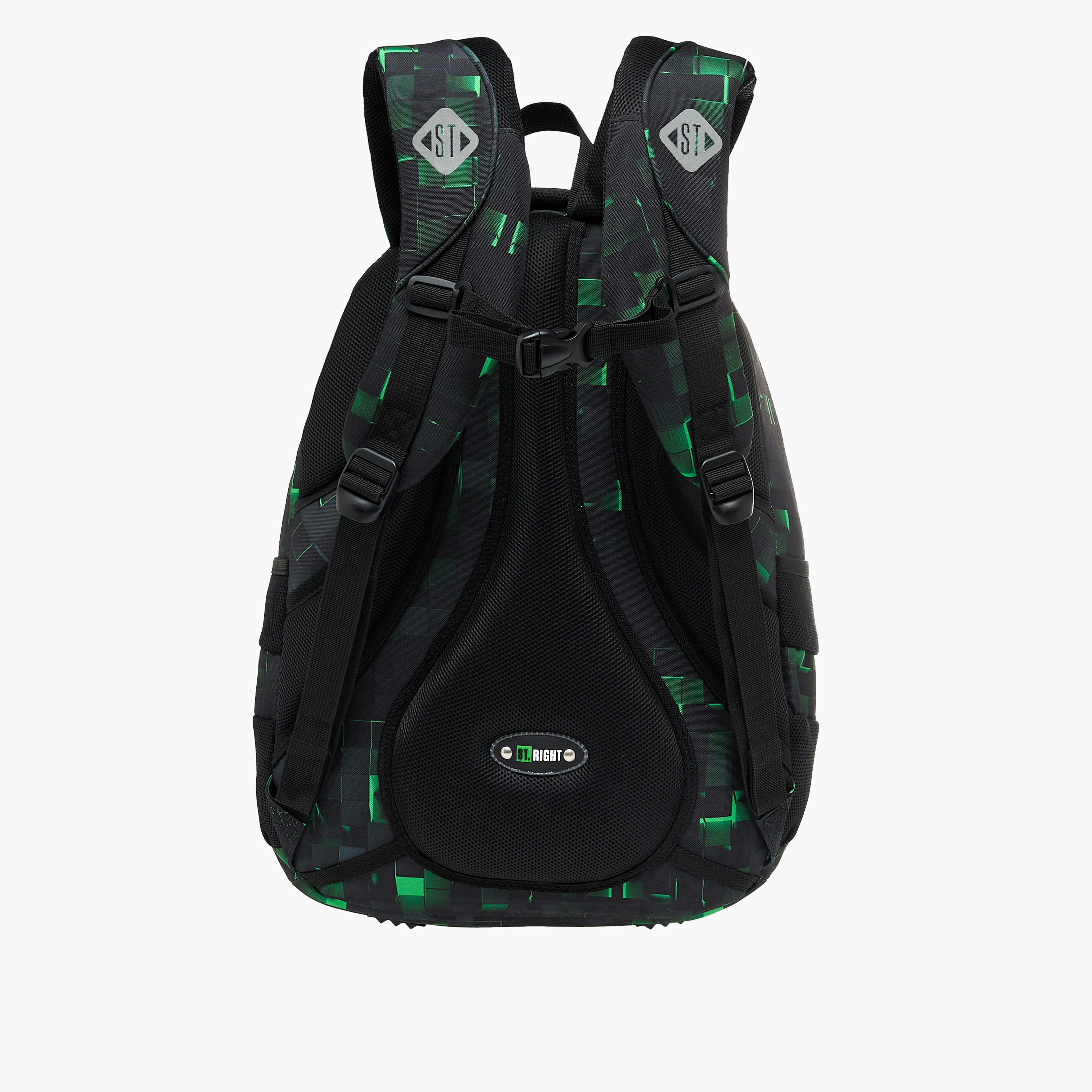 St.Right Pixel Game Print 18-inch Backpack with Adjustable Shoulder Straps - 30x20x45 cms-promo_LS20_OMN-image-6