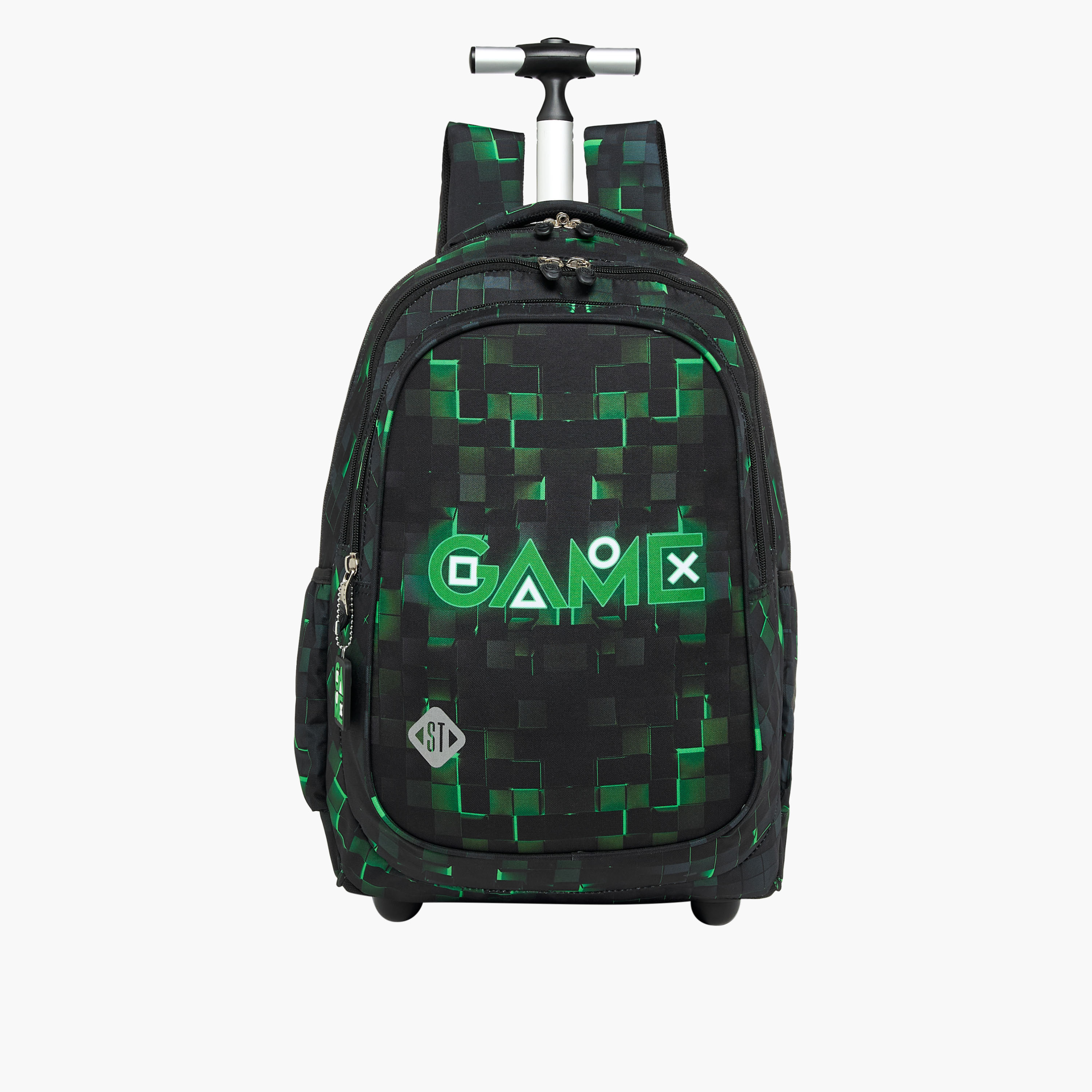St.Right Gaming Trolley Bag for Boys 8-13 Years with Retractable Handle -school-bagsandbackpacks-trolleybags-image-1