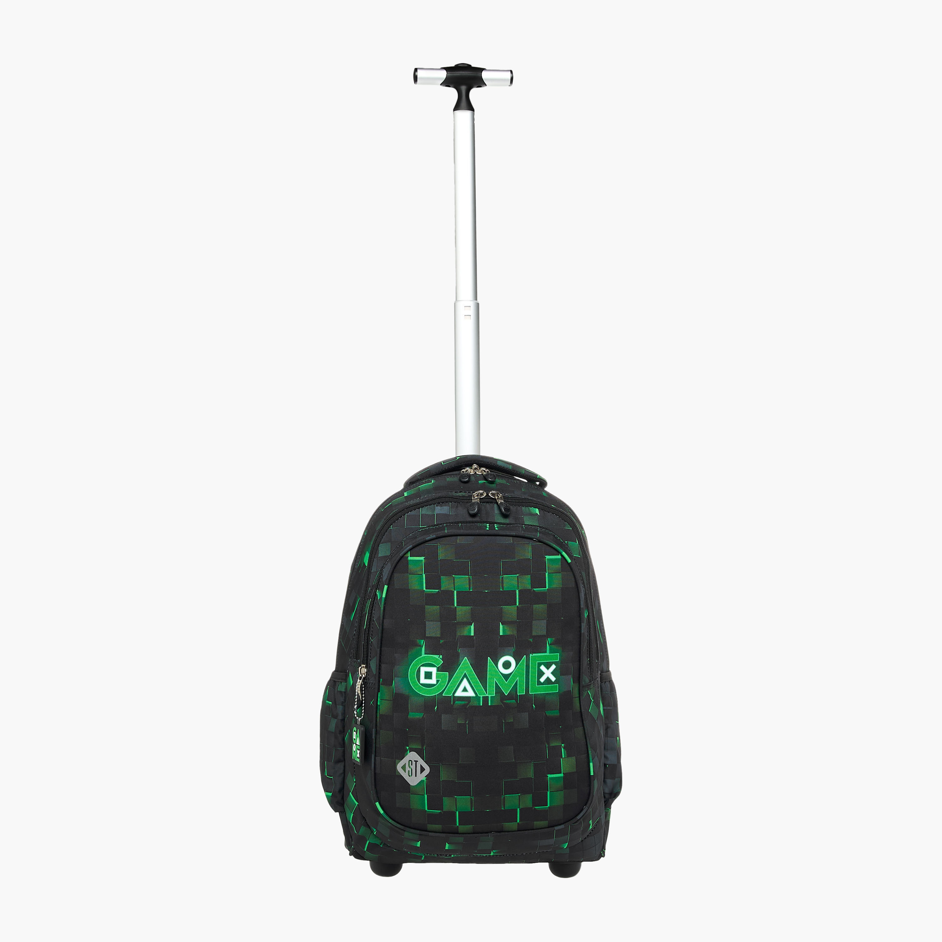 St.Right Gaming Trolley Bag for Boys 8-13 Years with Retractable Handle -school-bagsandbackpacks-trolleybags-image-4