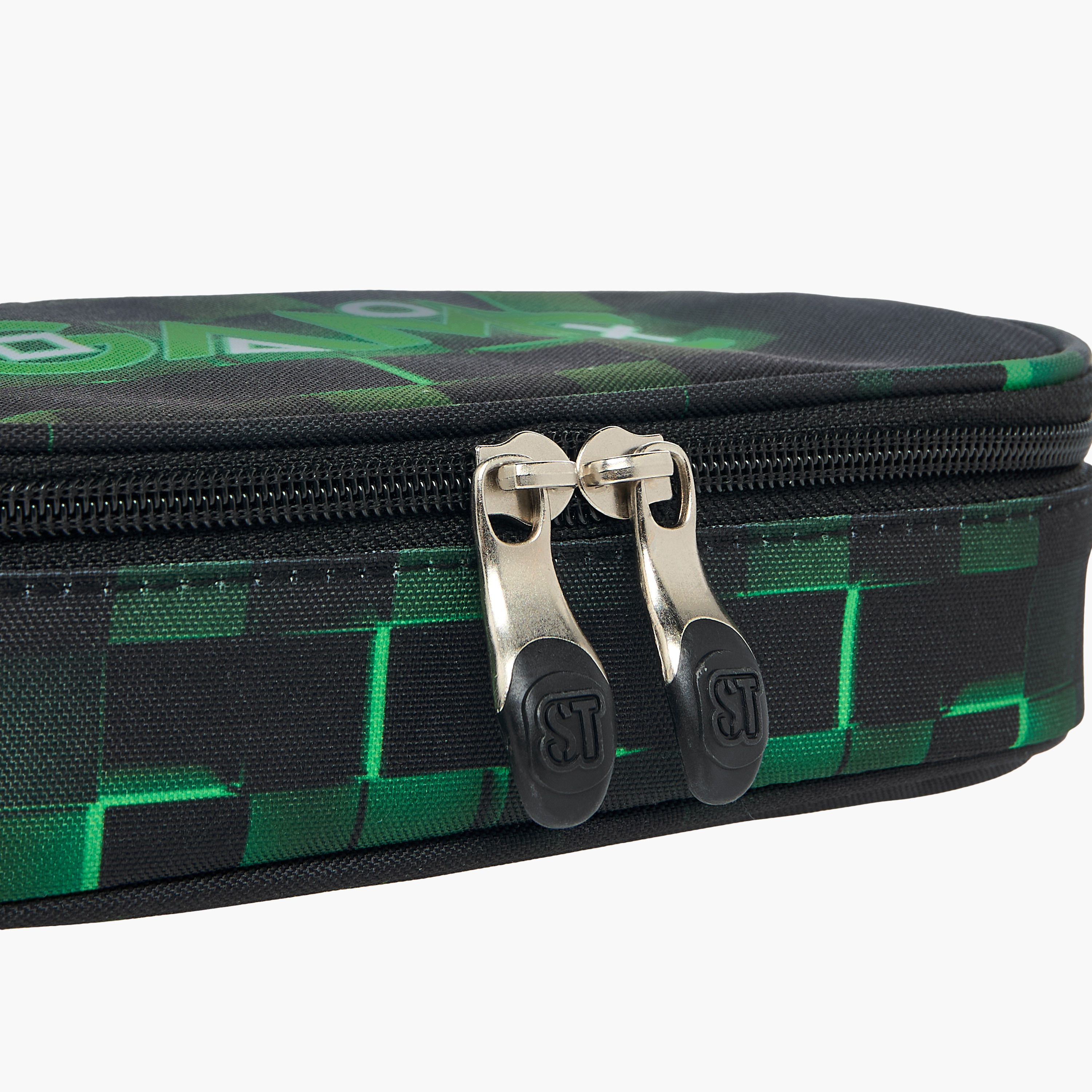 St.Right Pixel Game Print Pencil Case with Zip Closure-school-stationery-pencilcases-image-4