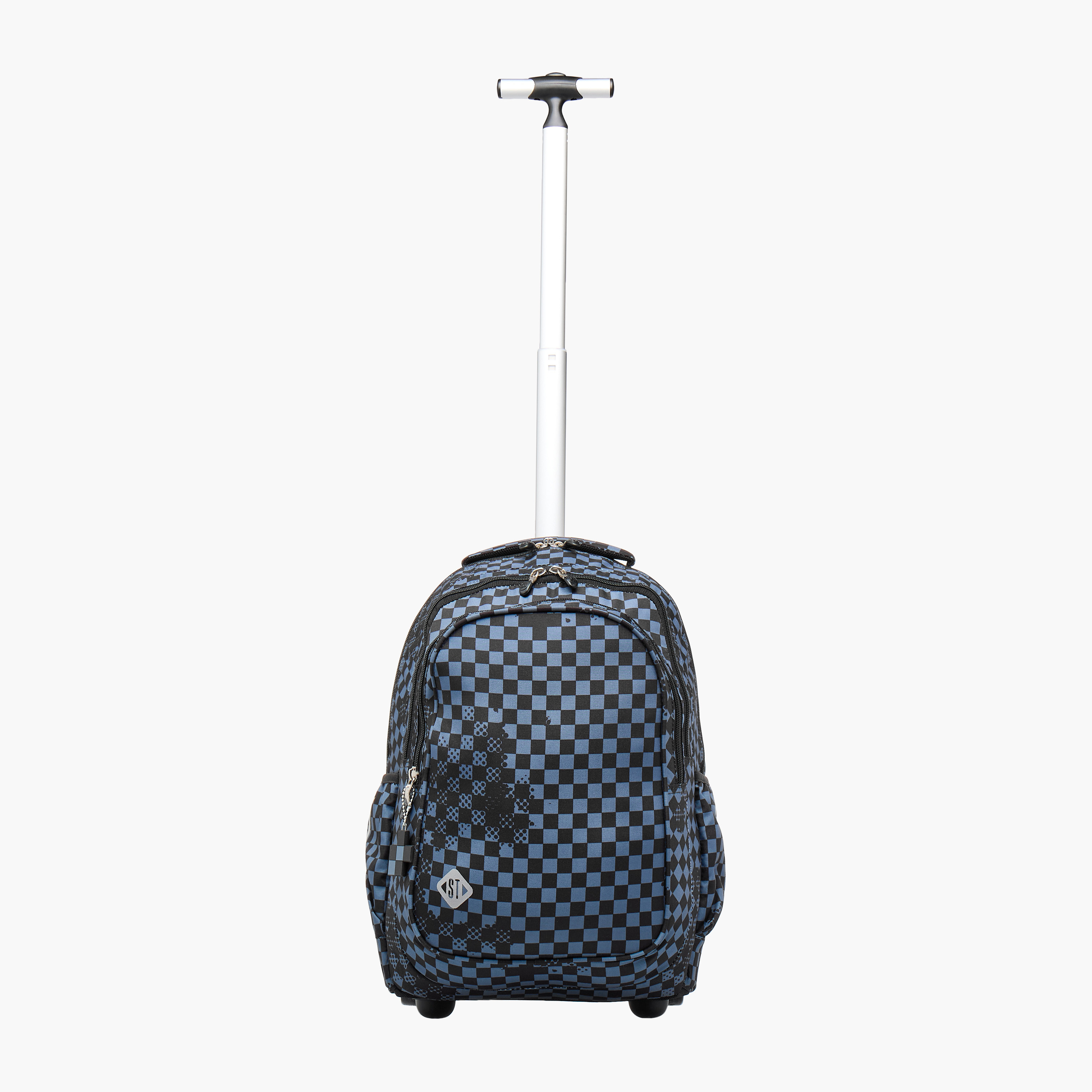 St.Right Shapes Trolley Bag for Boys 8-13 Years with Retractable Handle -school-bagsandbackpacks-trolleybags-image-4