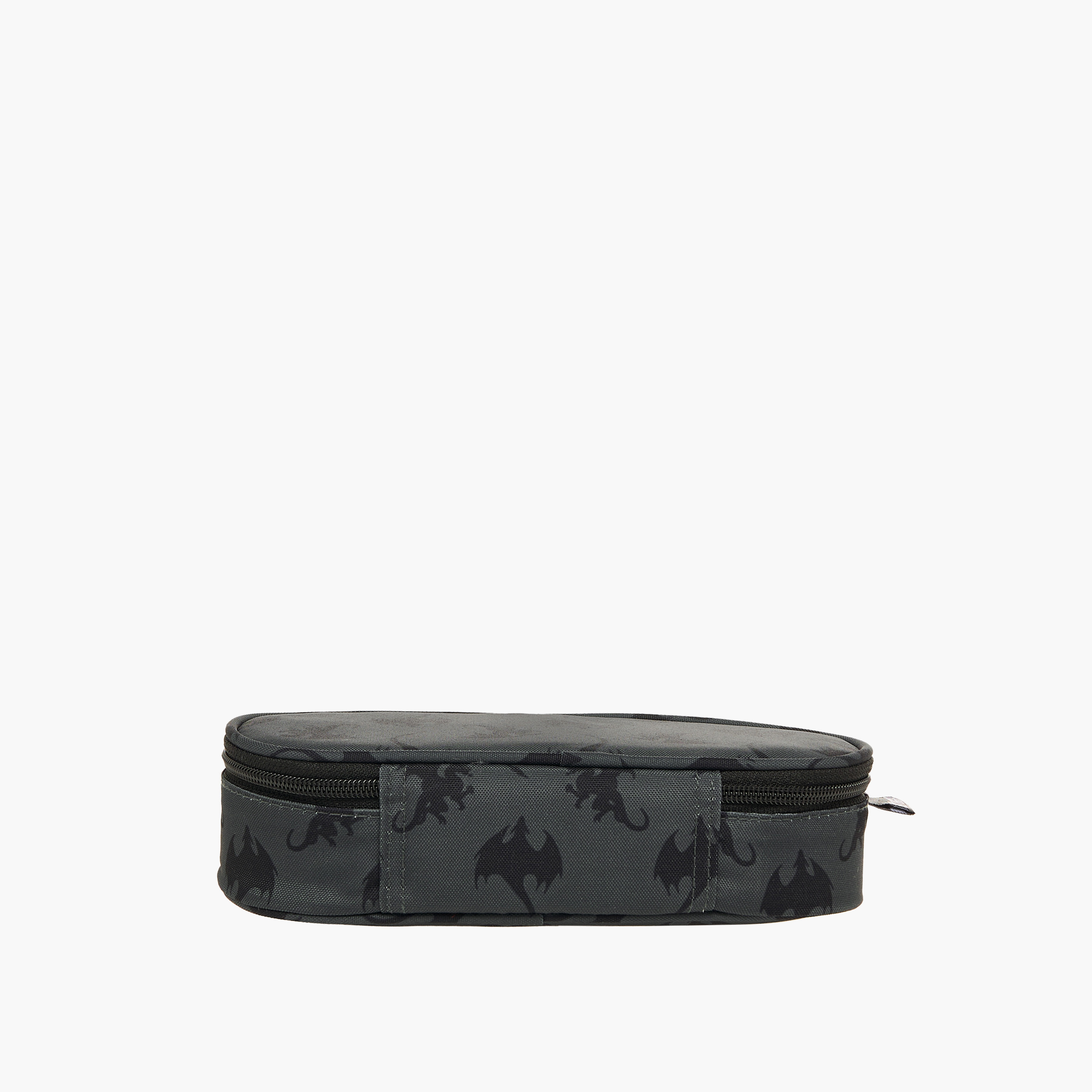 St.Right Dragon Print Pencil Pouch with Zip Closure-school-stationery-pencilcases-image-3