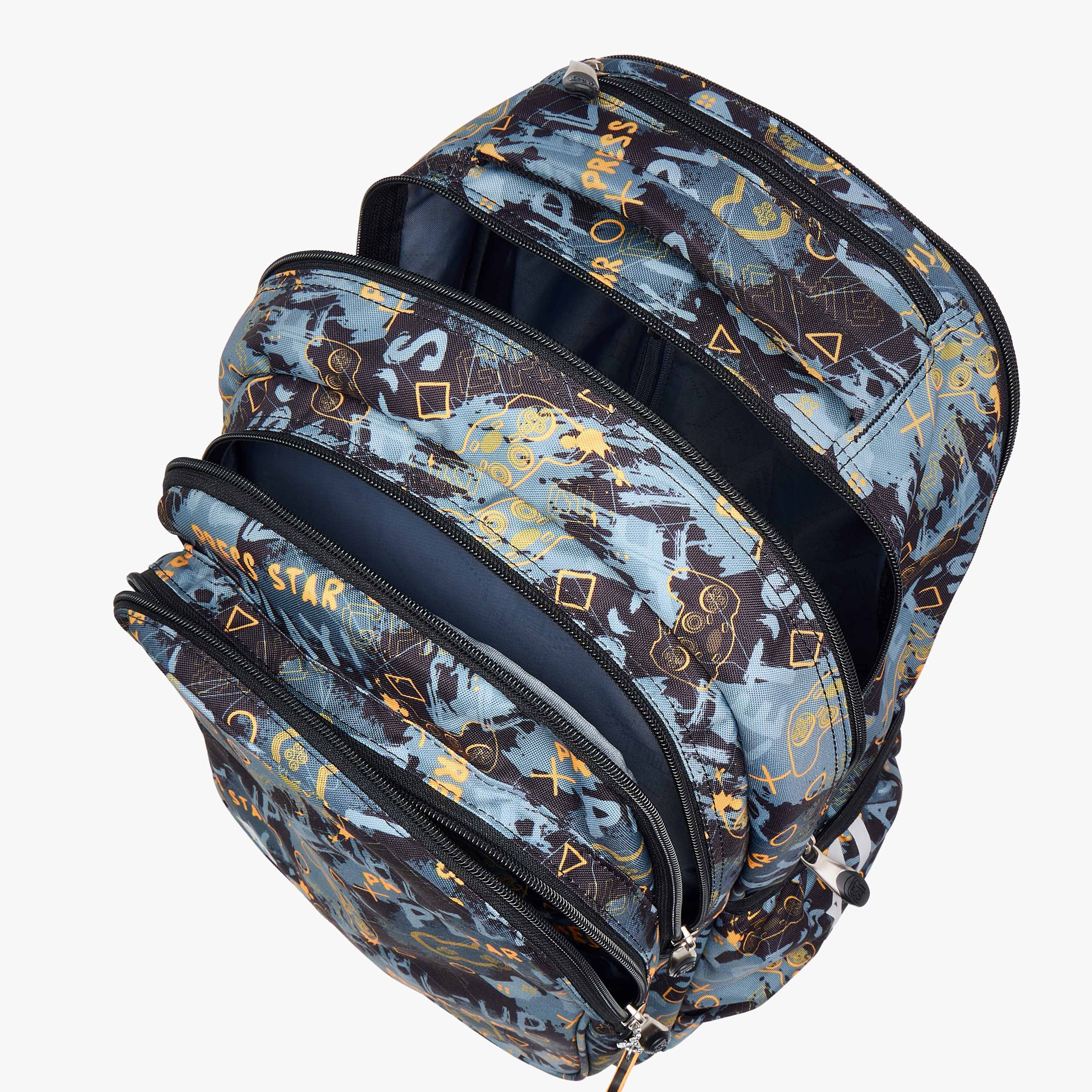 St.Right Gaming Trolley Bag for Boys 8-13 Years with Retractable Handle -school-bagsandbackpacks-trolleybags-image-14
