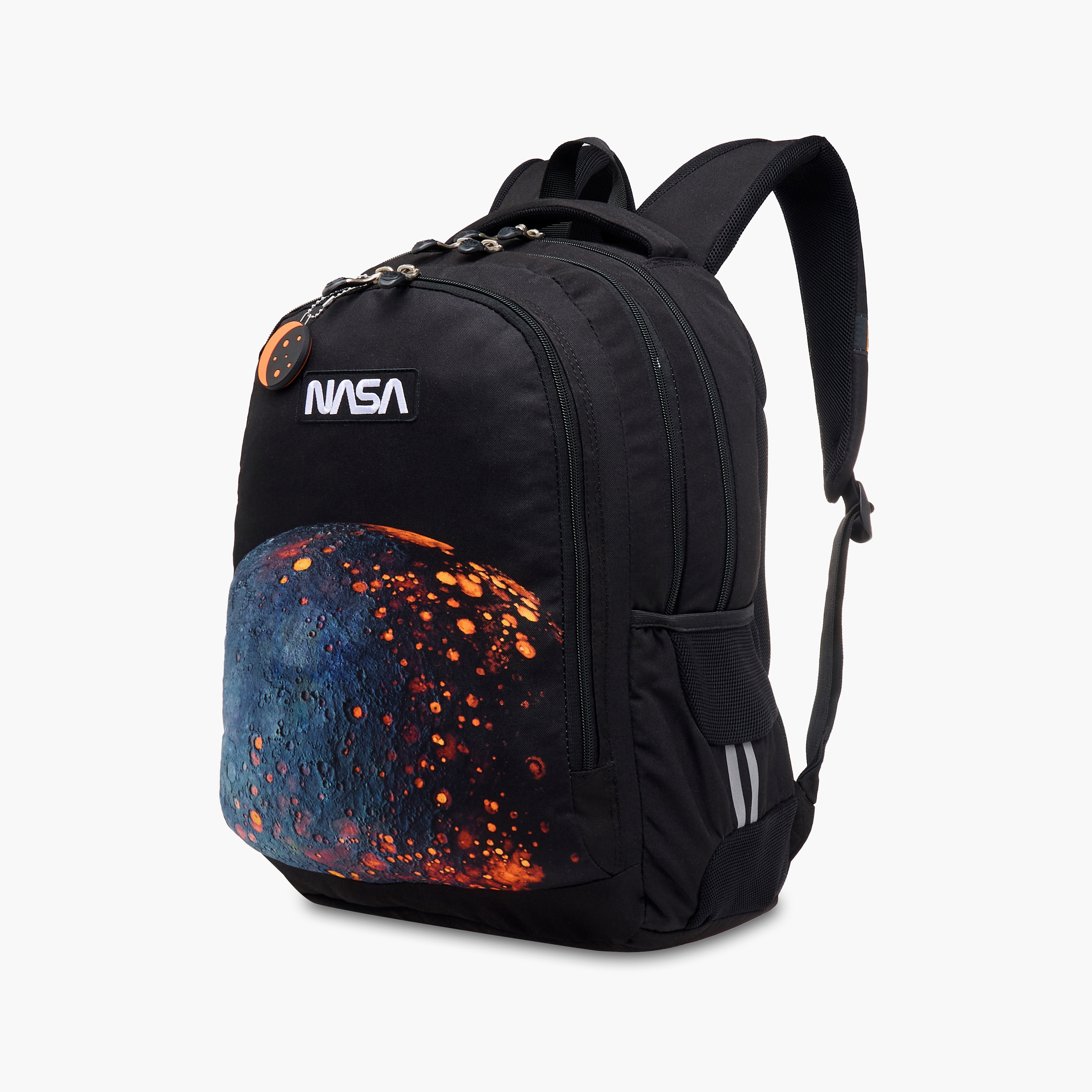 St.Right 18-inch Nasa Applique Backpack with Adjustable Straps and Zip Closure-30x20x45 cms-promo_LS20_OMN-image-2