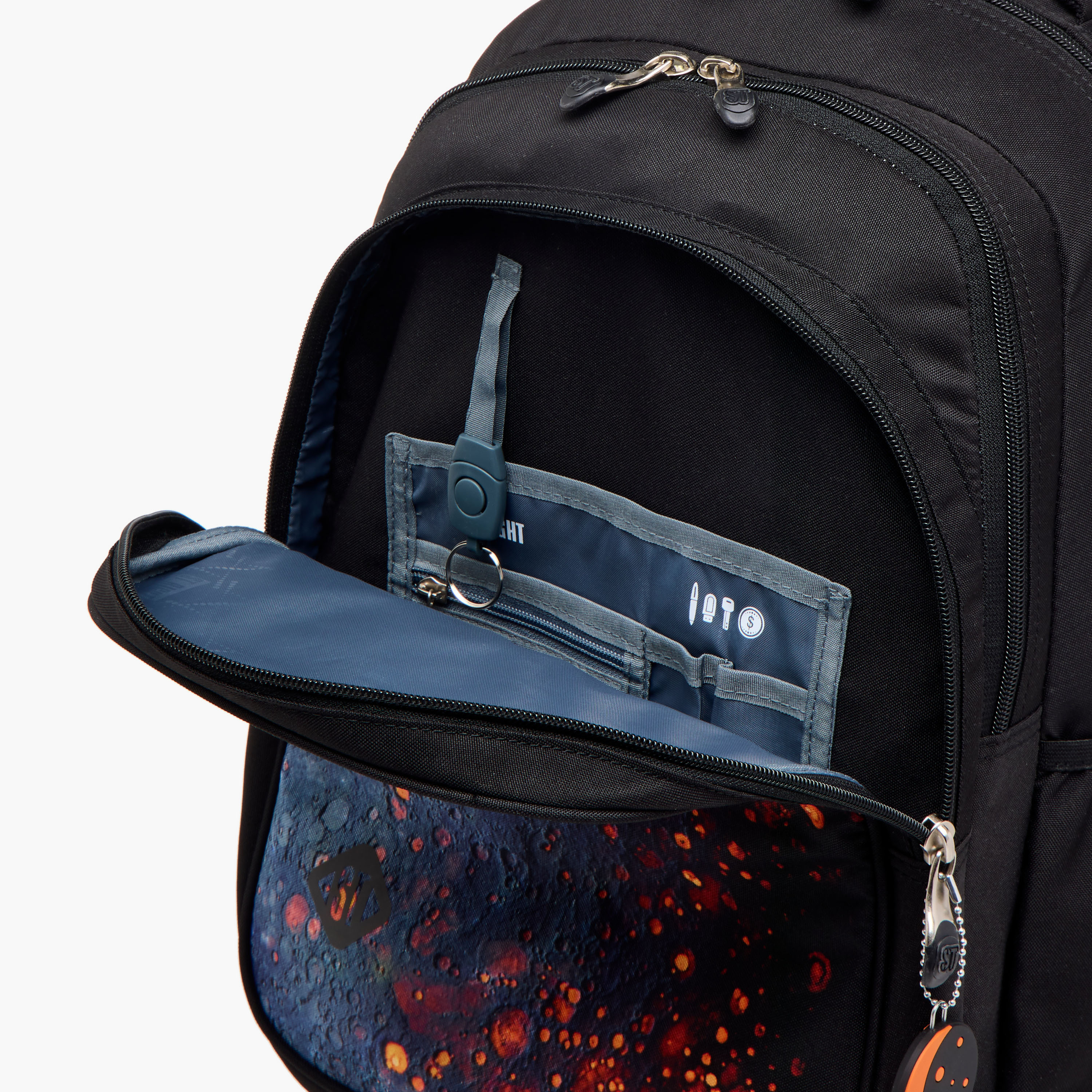St.Right Space Trolley Bag for Boys 8-13 Years with Retractable Handle -school-bagsandbackpacks-trolleybags-image-13