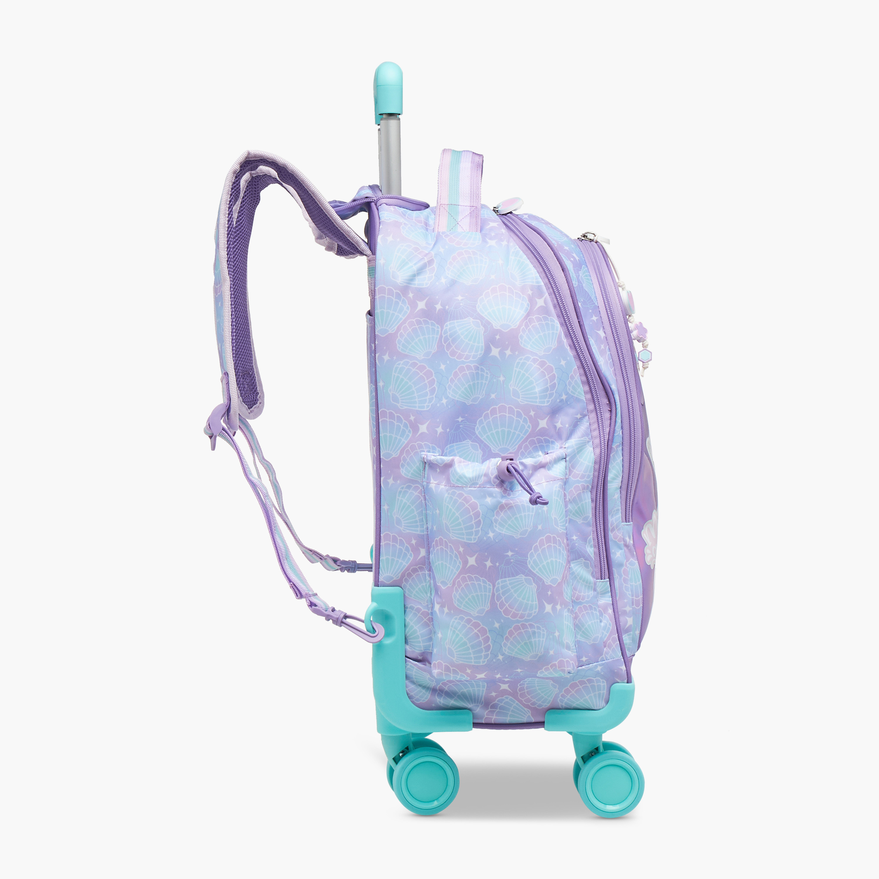 New Expressions Mermaid 3-Piece School Trolley Bag Set for Girls 8-13 Years with Lunch Bag and Pencil Pouch -promo_LS20_OMN-image-4