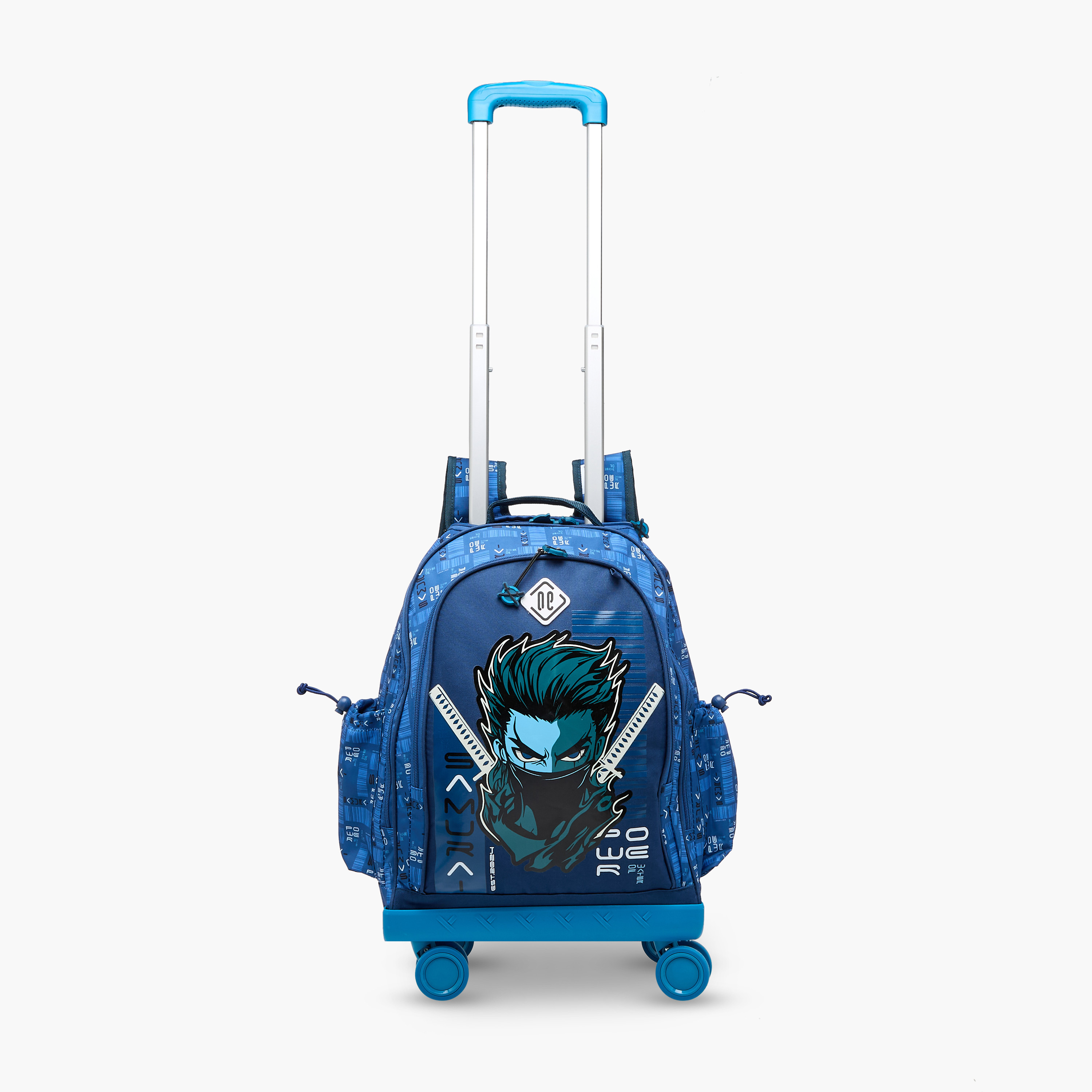 New Expressions Gaming 3-Piece School Trolley Bag Set for Boys 8-13 Years with Lunch Bag and Pencil Pouch -promo_LS20_OMN-image-11