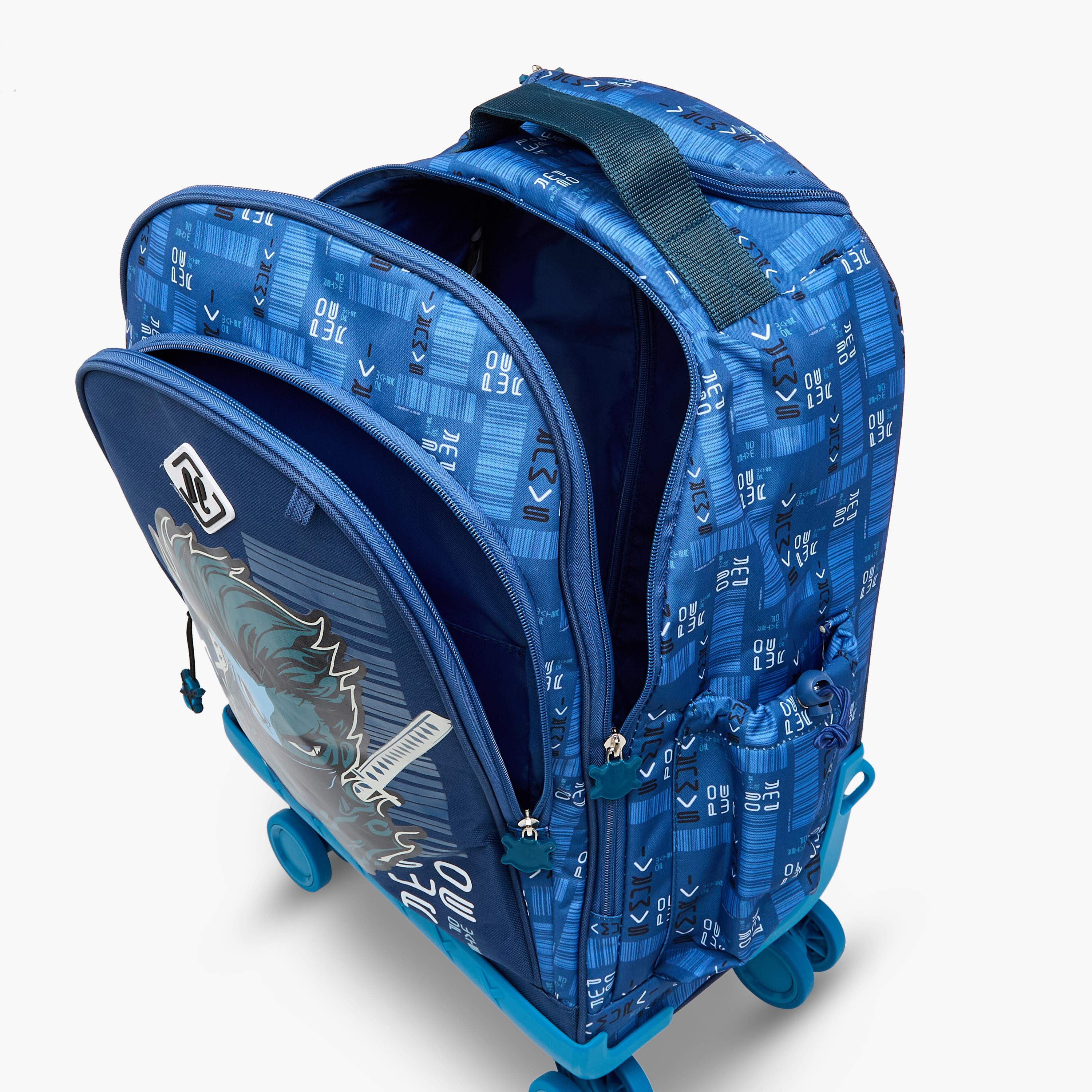 New Expressions Gaming 3-Piece School Trolley Bag Set for Boys 8-13 Years with Lunch Bag and Pencil Pouch -promo_LS20_OMN-image-16