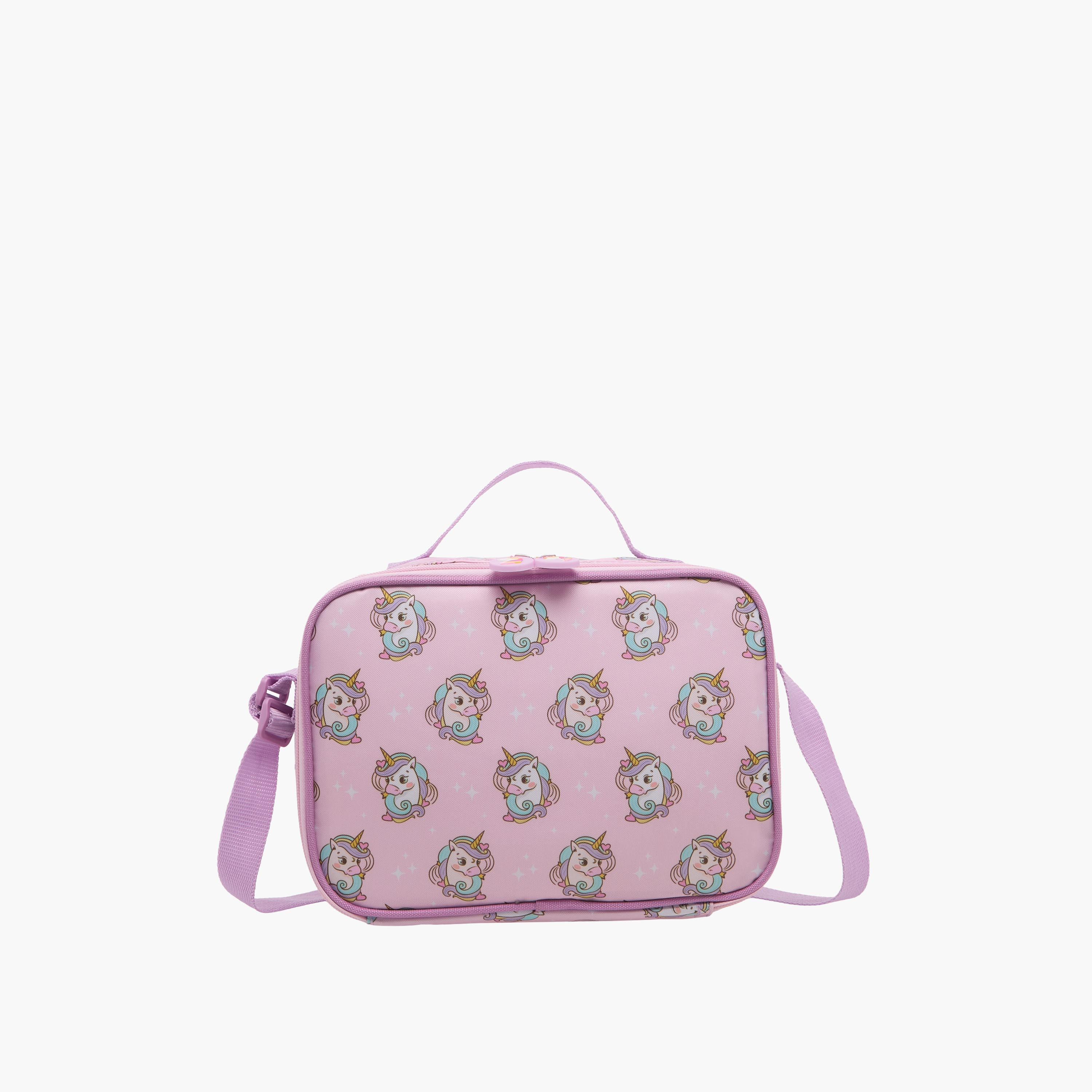 New Expressions Unicorn 3-Piece School Trolley Bag Set for Girls 8-13 Years with Lunch Bag and Pencil Pouch -promo_LS20_OMN-image-11