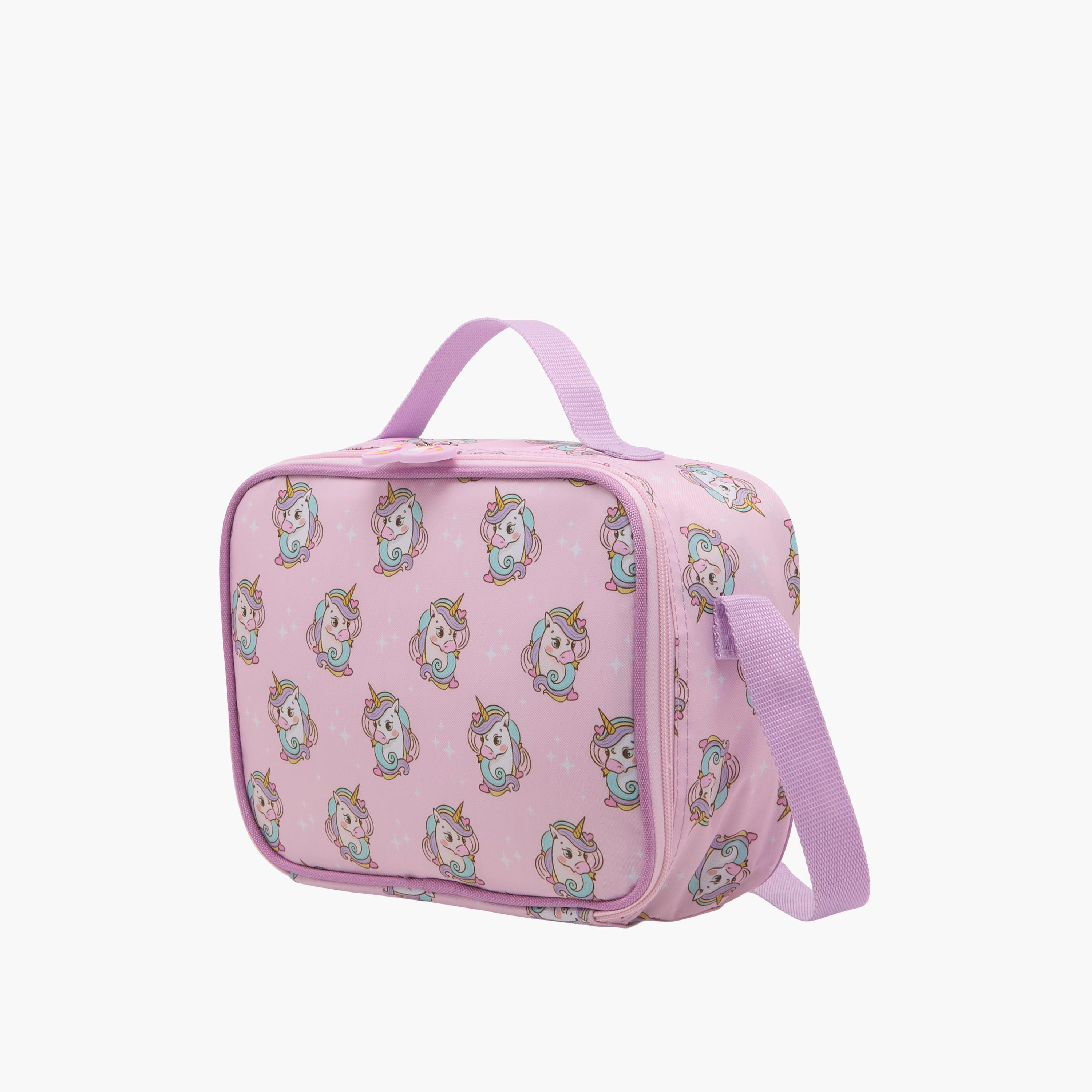 New Expressions Unicorn 3-Piece School Trolley Bag Set for Girls 8-13 Years with Lunch Bag and Pencil Pouch -promo_LS20_OMN-image-12