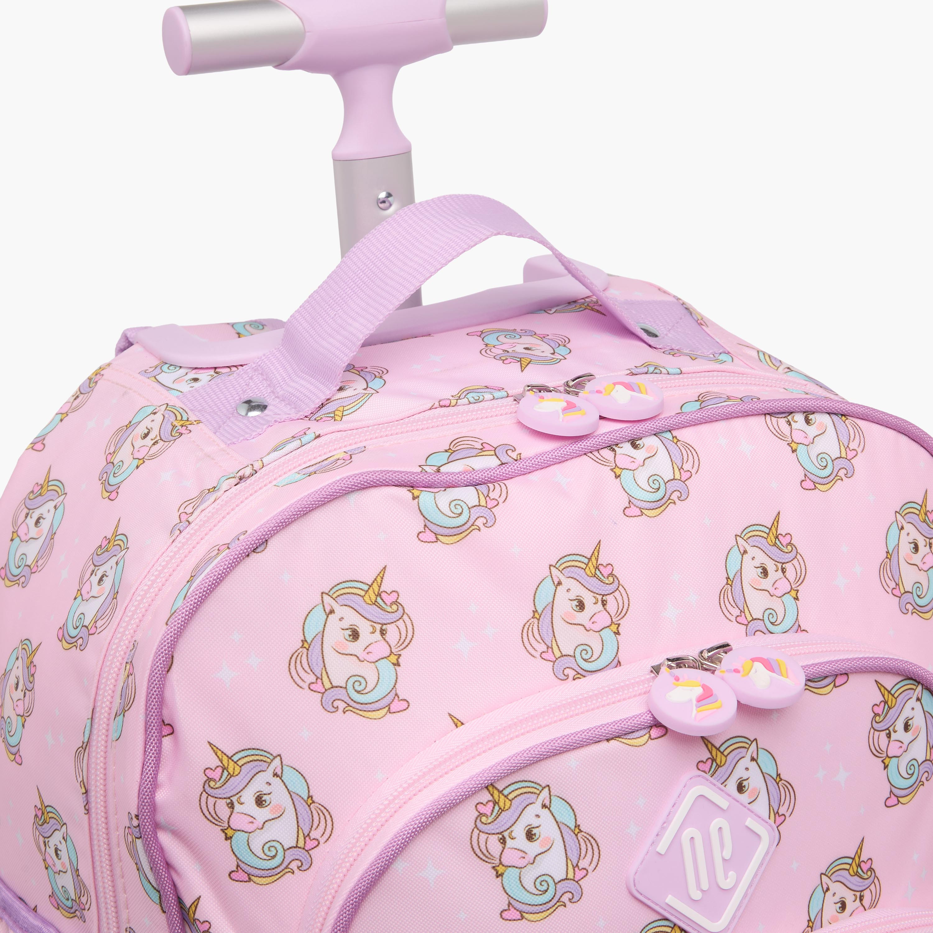 New Expressions Unicorn 3-Piece School Trolley Bag Set for Girls 8-13 Years with Lunch Bag and Pencil Pouch -promo_LS20_OMN-image-8