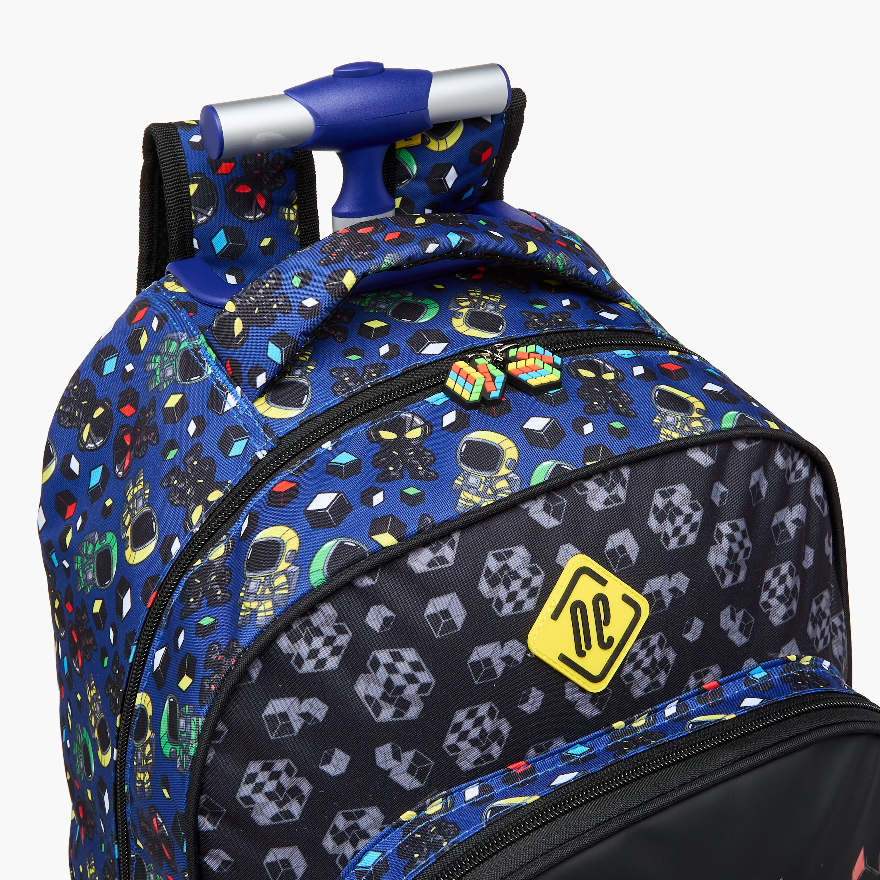New Expressions Gaming 3-Piece School Trolley Bag Set for Boys 8-13 Years with Lunch Bag and Pencil Pouch -school-bagsandbackpacks-trolleybags-image-12