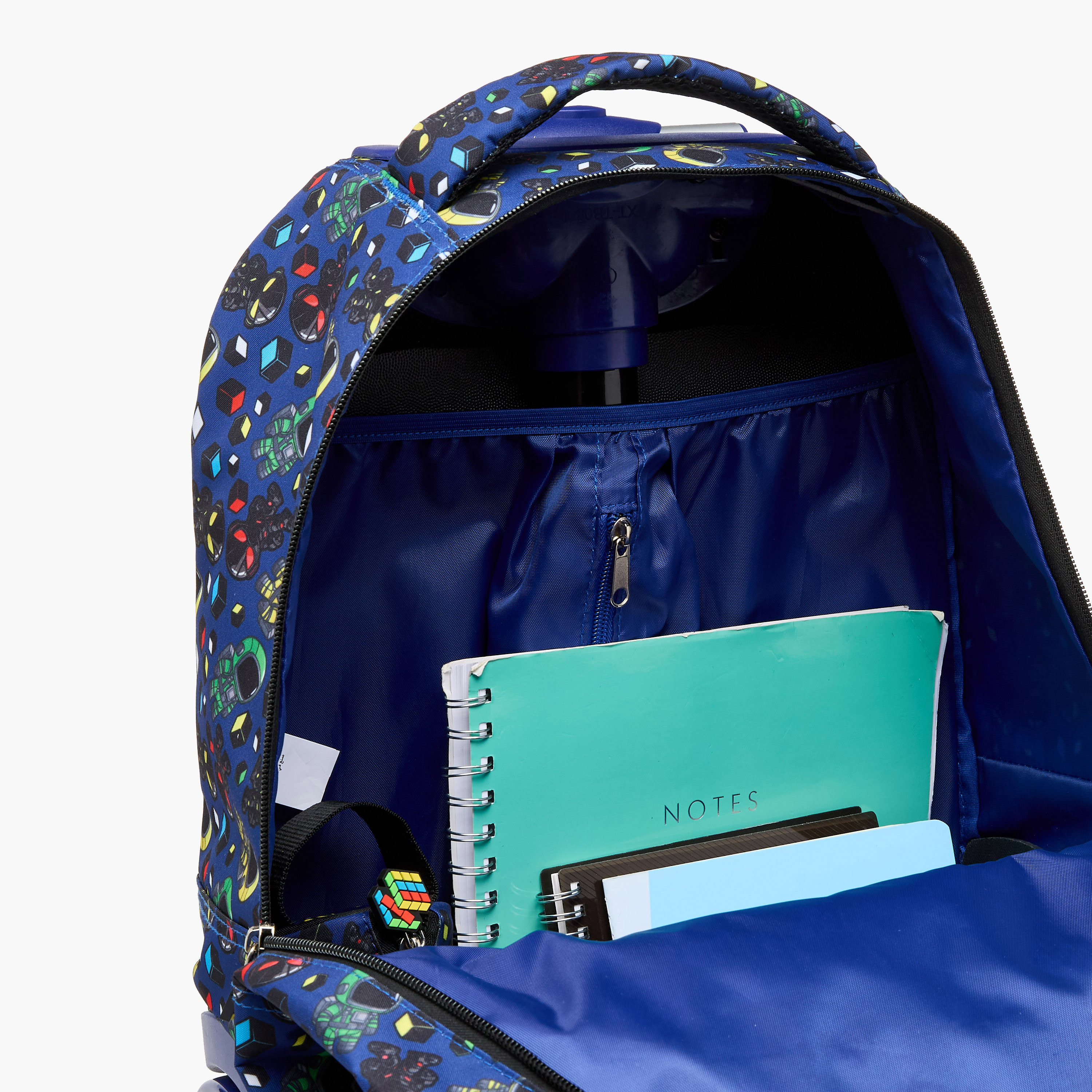 New Expressions Gaming 3-Piece School Trolley Bag Set for Boys 8-13 Years with Lunch Bag and Pencil Pouch -school-bagsandbackpacks-trolleybags-image-16