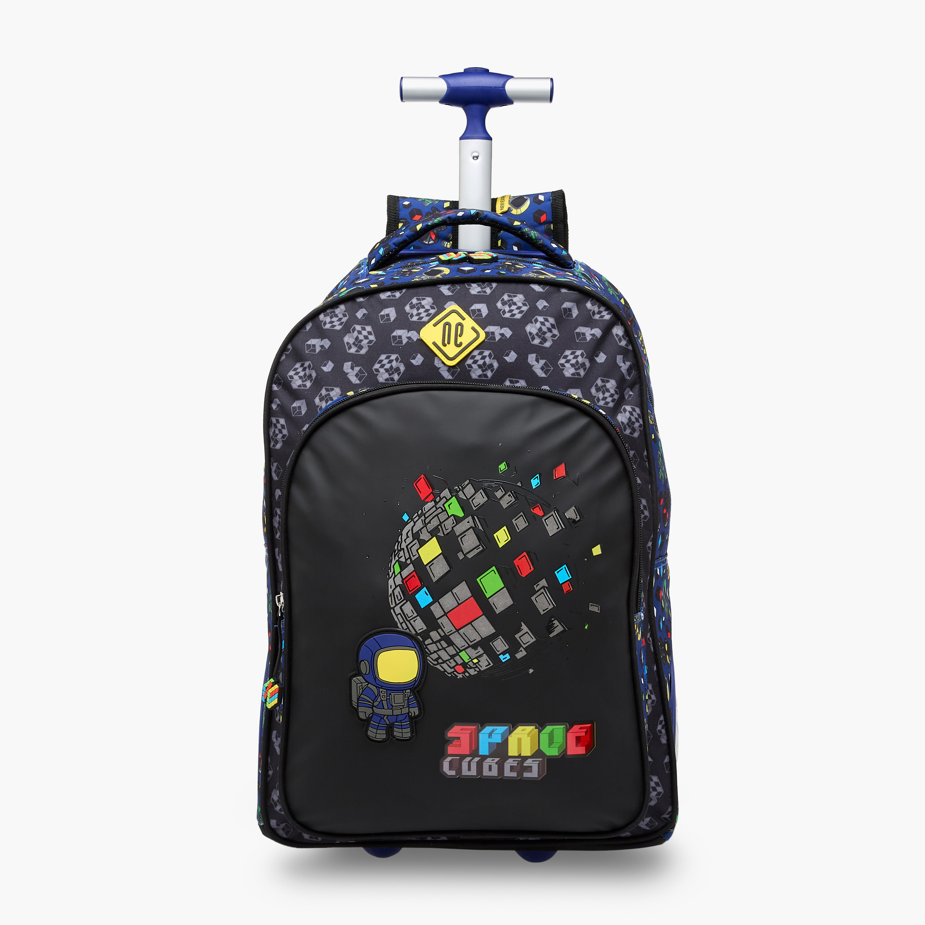 New Expressions Gaming 3-Piece School Trolley Bag Set for Boys 8-13 Years with Lunch Bag and Pencil Pouch -school-bagsandbackpacks-trolleybags-image-2