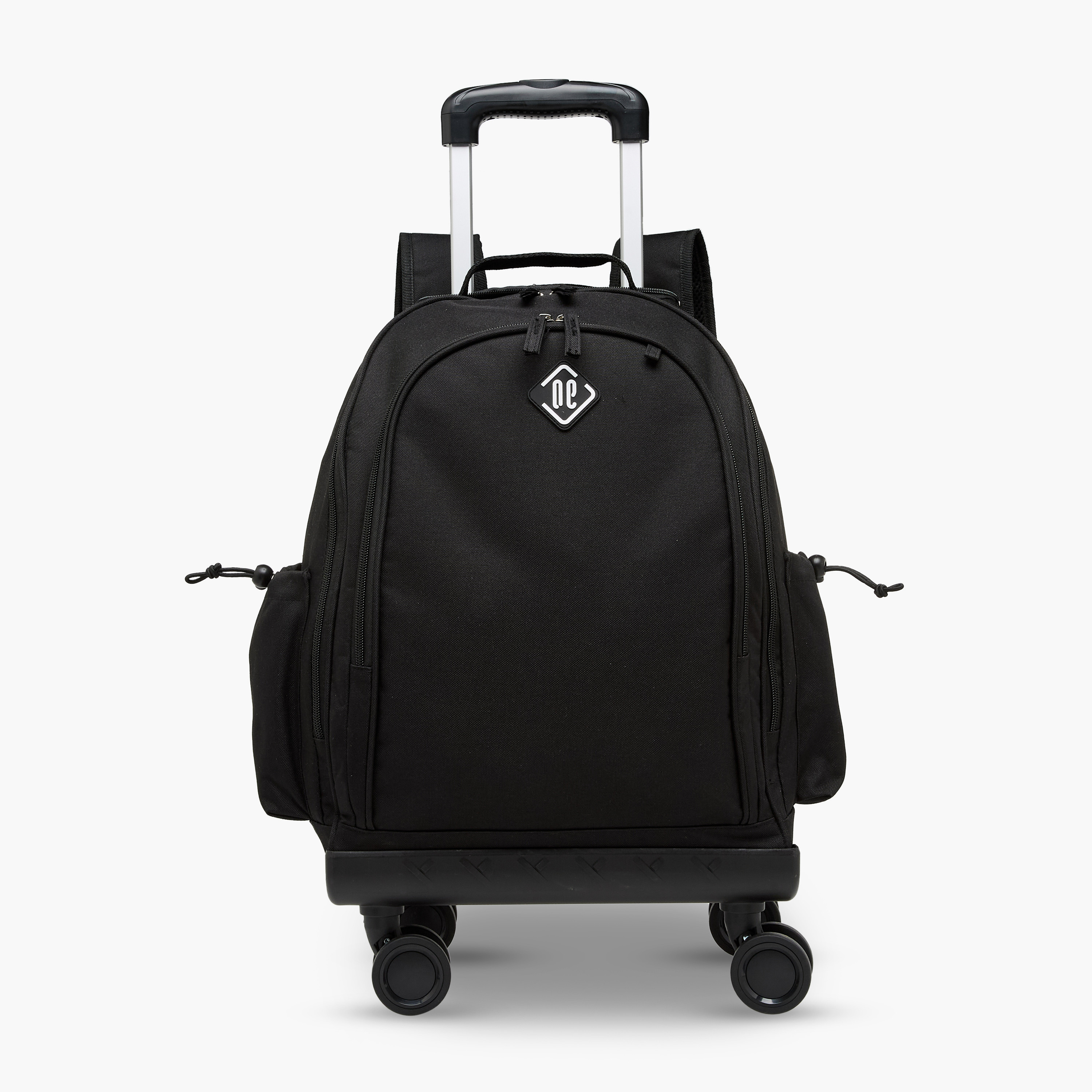 New Expressions Solid 3-Piece School Trolley Bag Set for Kids 8-13 Years with Lunch Bag and Pencil Pouch -promo_LS20_OMN-image-2