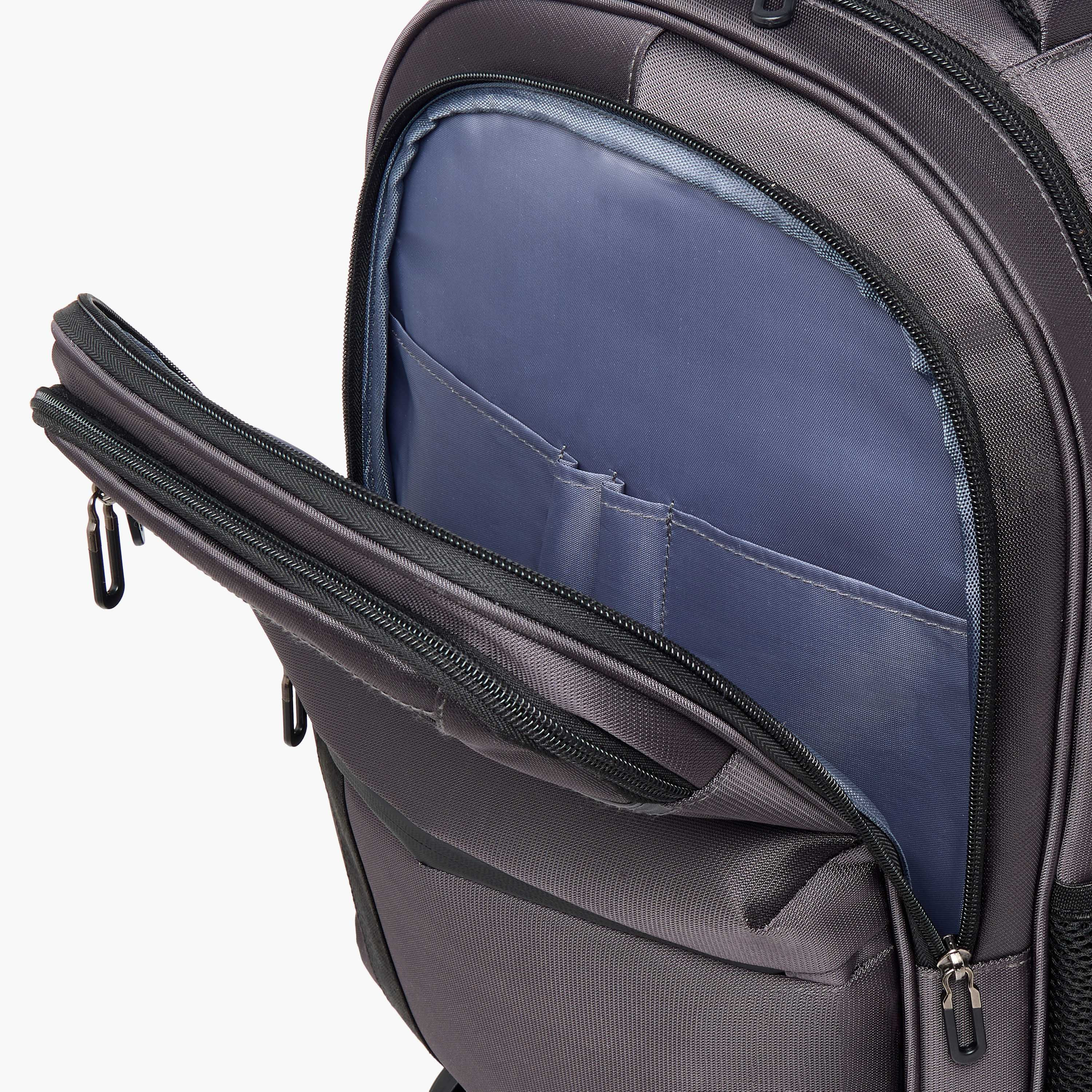 Solid Trolley Bag for Kids 8-13 Years with Padded Shoulder Straps – 18 inches-school-bagsandbackpacks-trolleybags-image-13