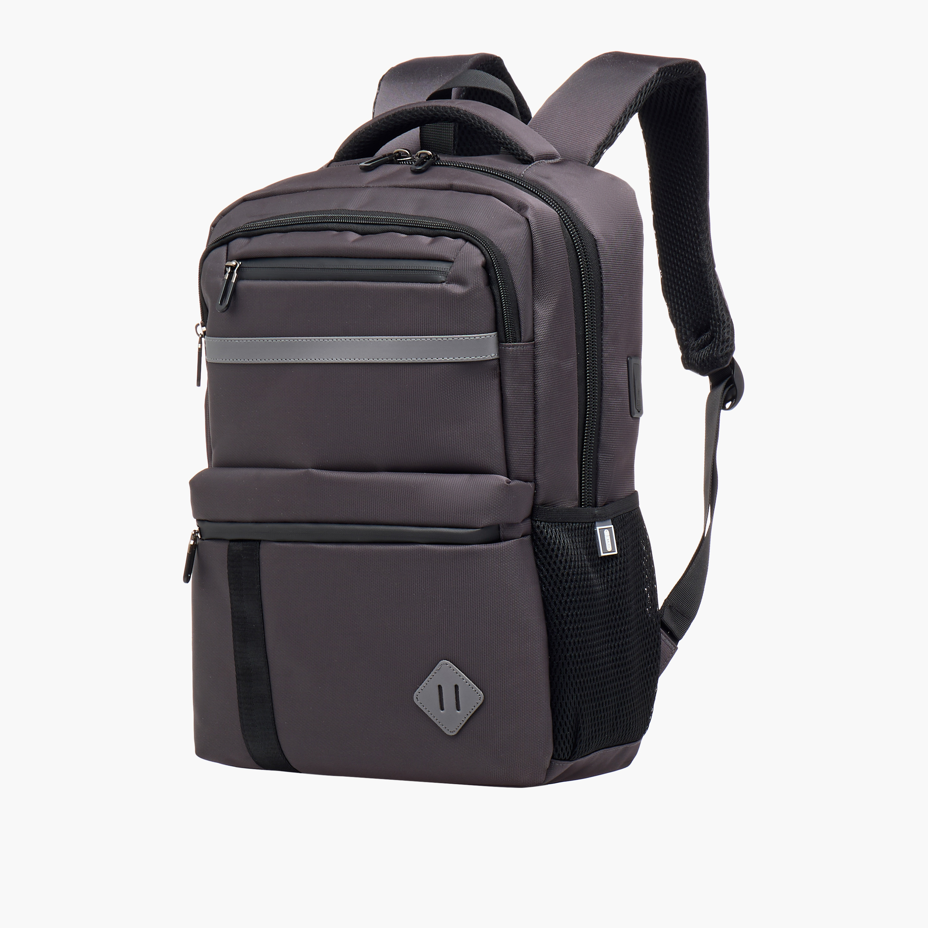 Solid 18-inch Backpack with Adjustable Straps and Zip Closure - 46x32x14 cms-school-bagsandbackpacks-backpacks-image-4