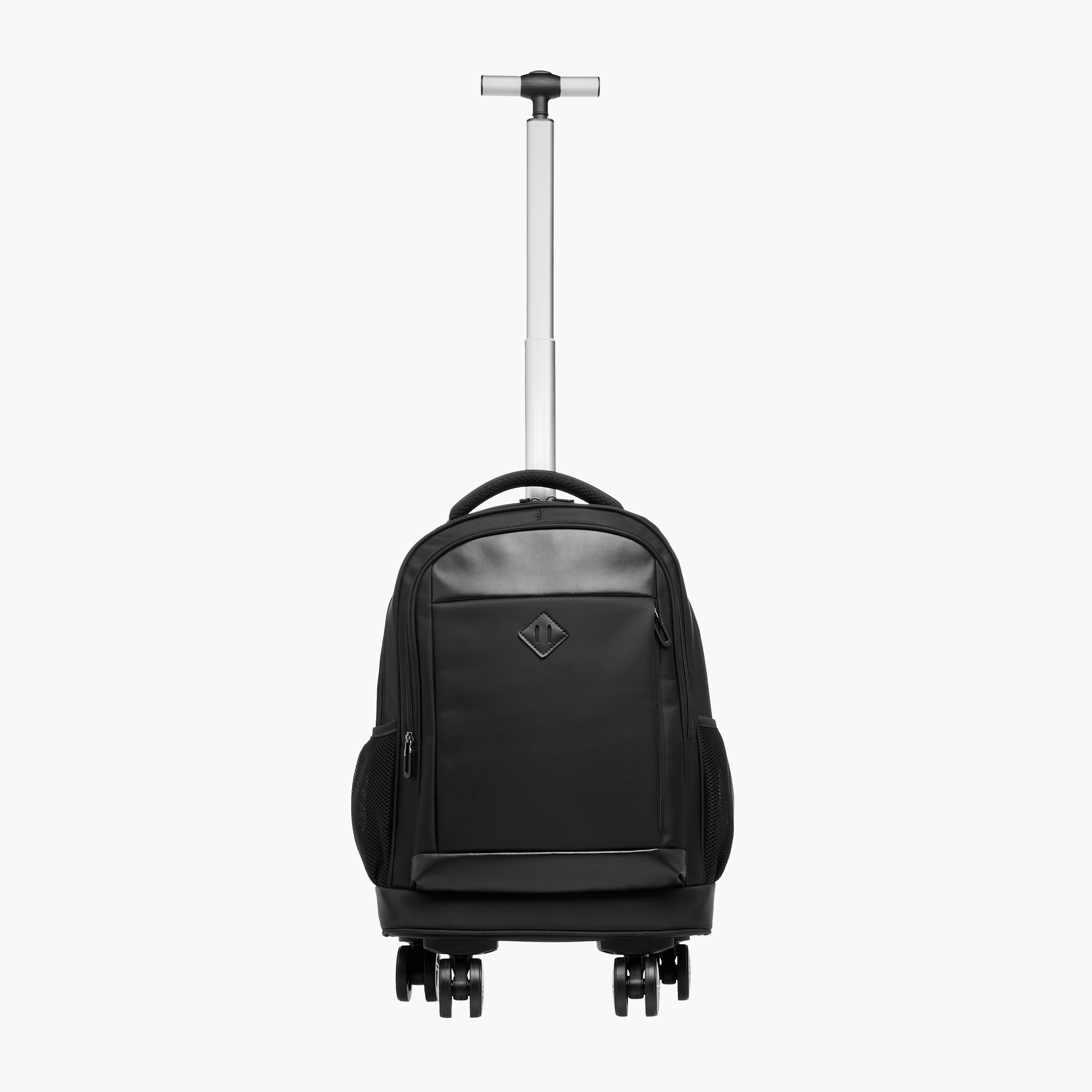 Solid Trolley Bag for Kids 8-13 Years with Padded Shoulder Straps – 18 inches-school-bagsandbackpacks-trolleybags-image-4