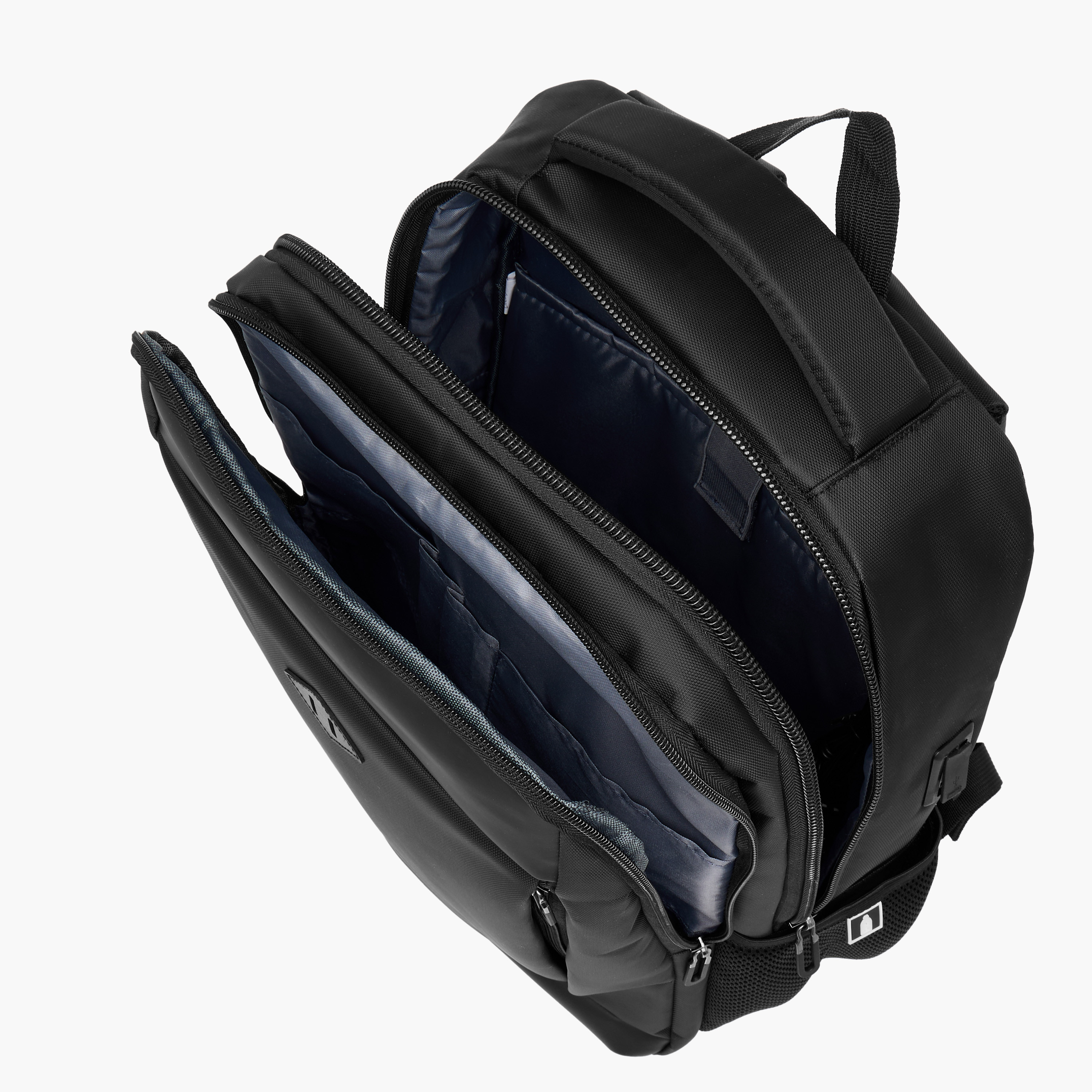 Tech Solid 18-Inch Backpack with Adjustable Shoulder Straps and Zip Closure - 46x32x16 cms-school-bagsandbackpacks-backpacks-image-9