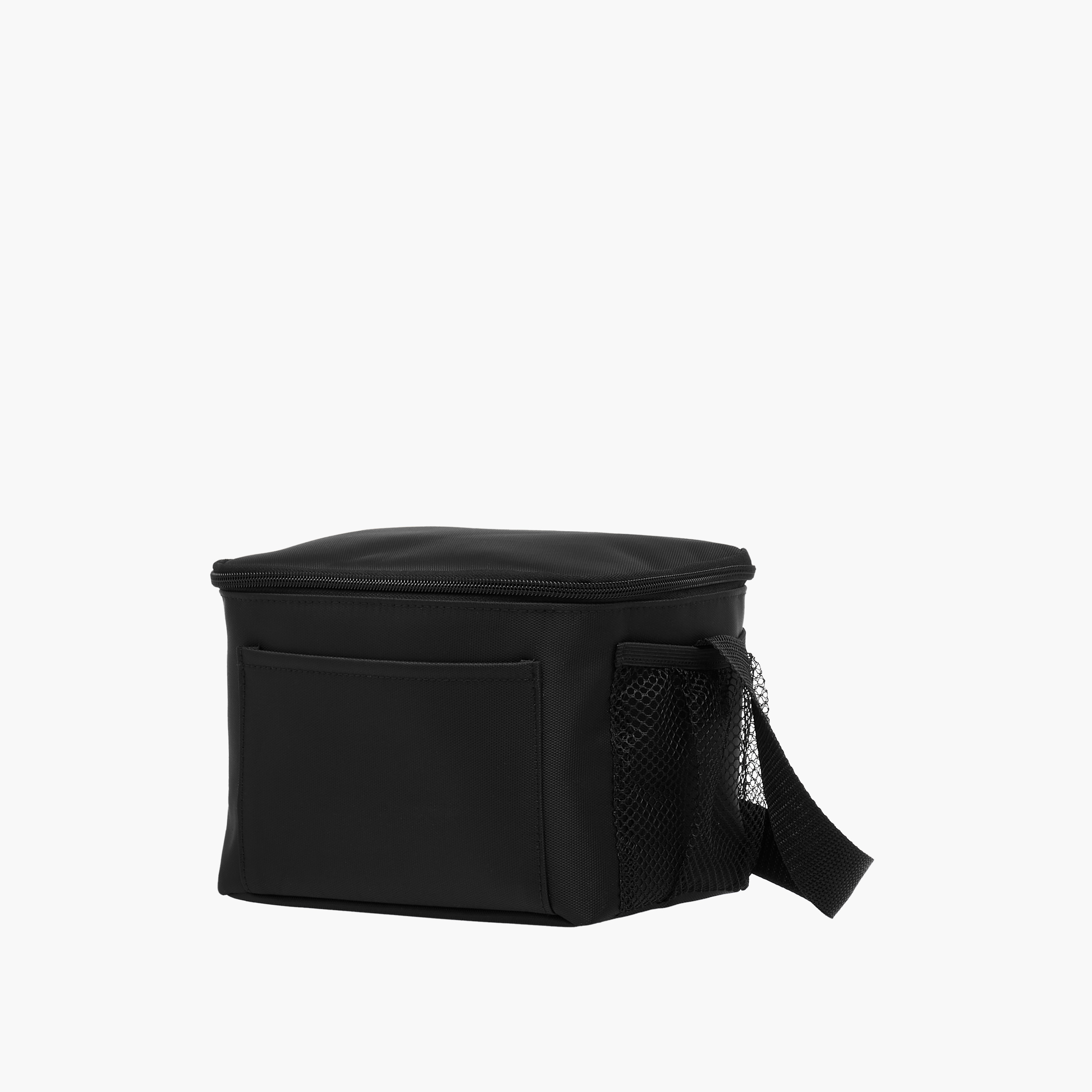 Solid Lunch Bag with Zip Closure and Strap-school-lunchessentials-lunchbags-image-2