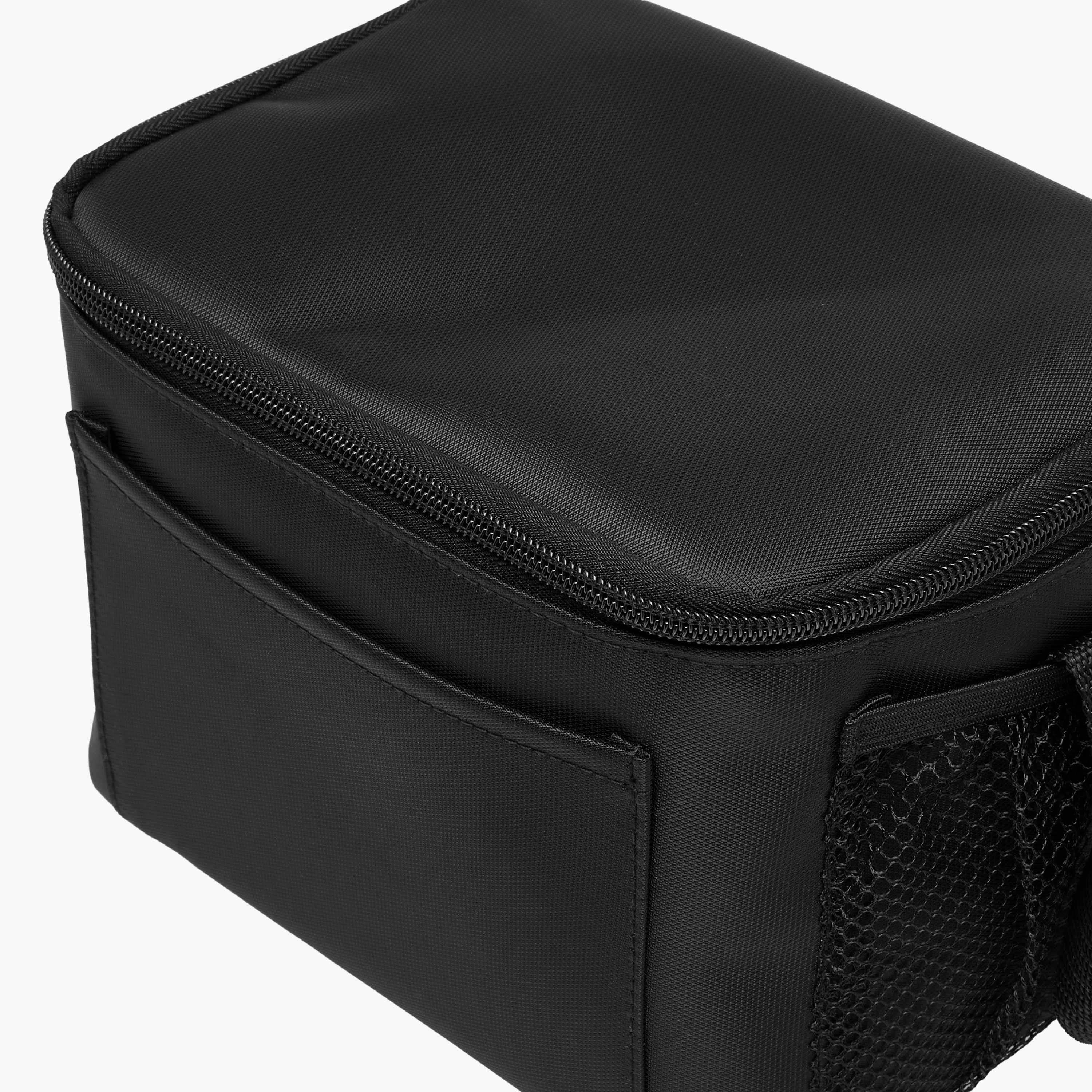 Solid Lunch Bag with Zip Closure and Strap-school-lunchessentials-lunchbags-image-5