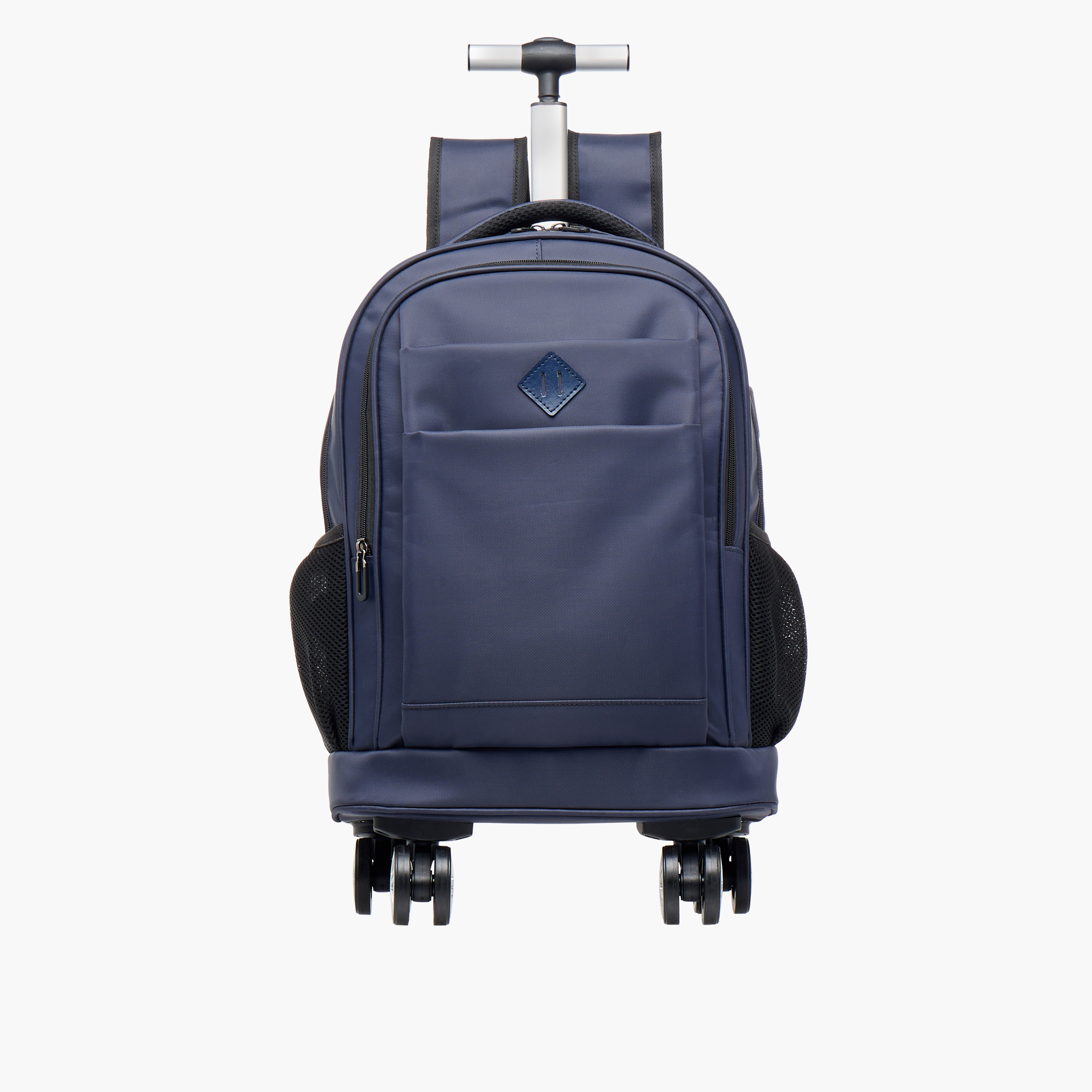 Solid Trolley Bag for Kids 8-13 Years with Padded Shoulder Straps – 18 inches-school-bagsandbackpacks-trolleybags-image-1
