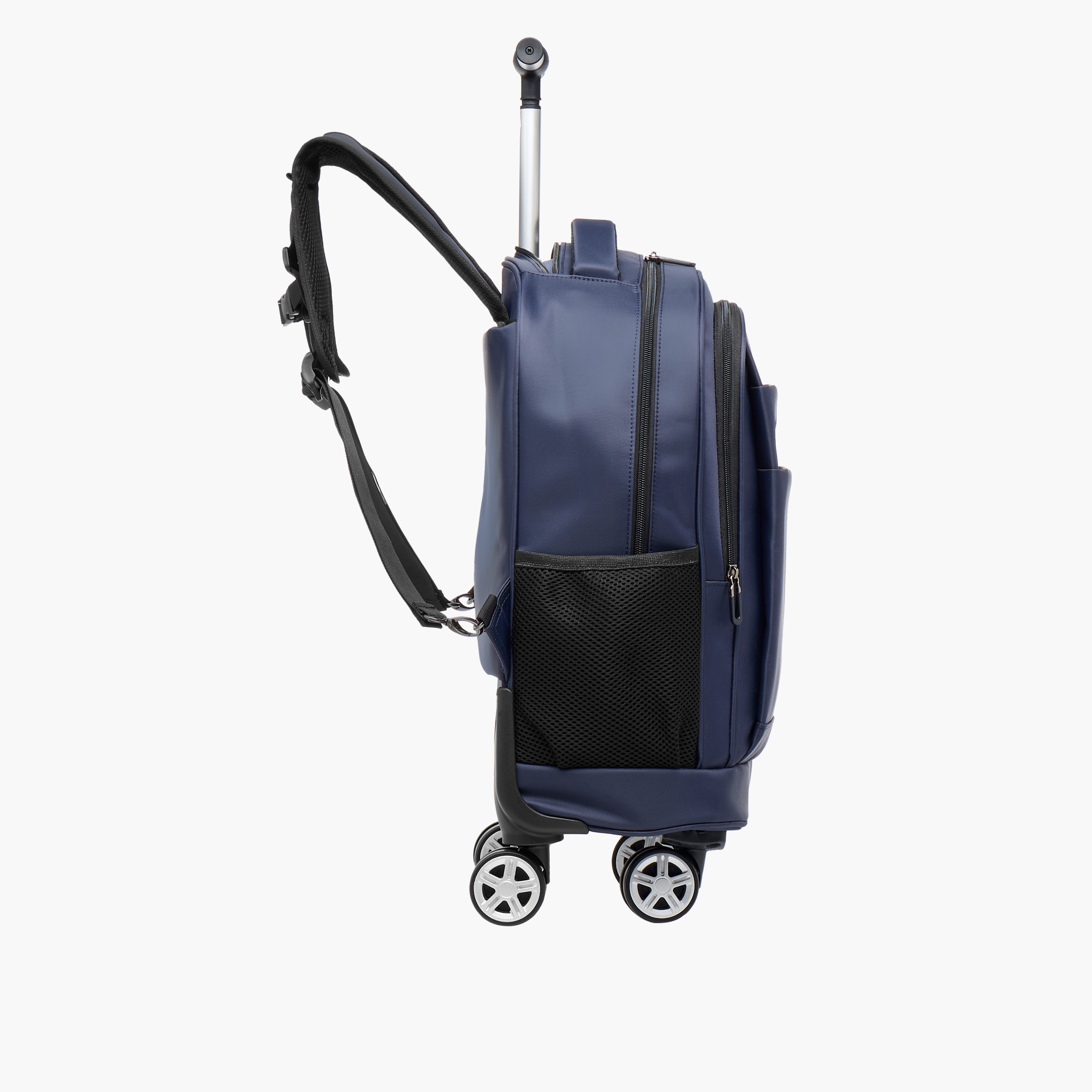 Solid Trolley Bag for Kids 8-13 Years with Padded Shoulder Straps – 18 inches-school-bagsandbackpacks-trolleybags-image-6