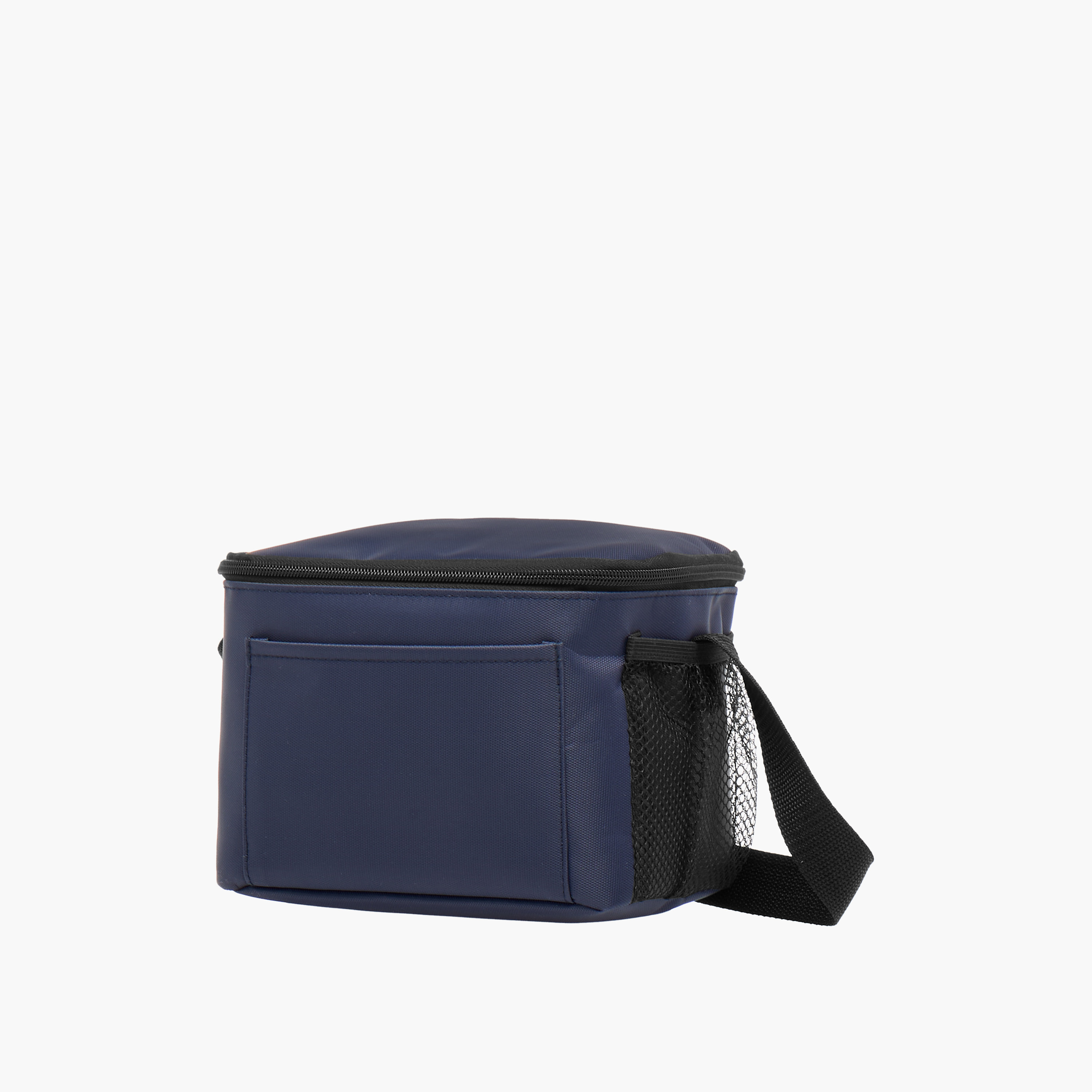 Solid Lunch Bag with Zip Closure and Strap-school-lunchessentials-lunchbags-image-2