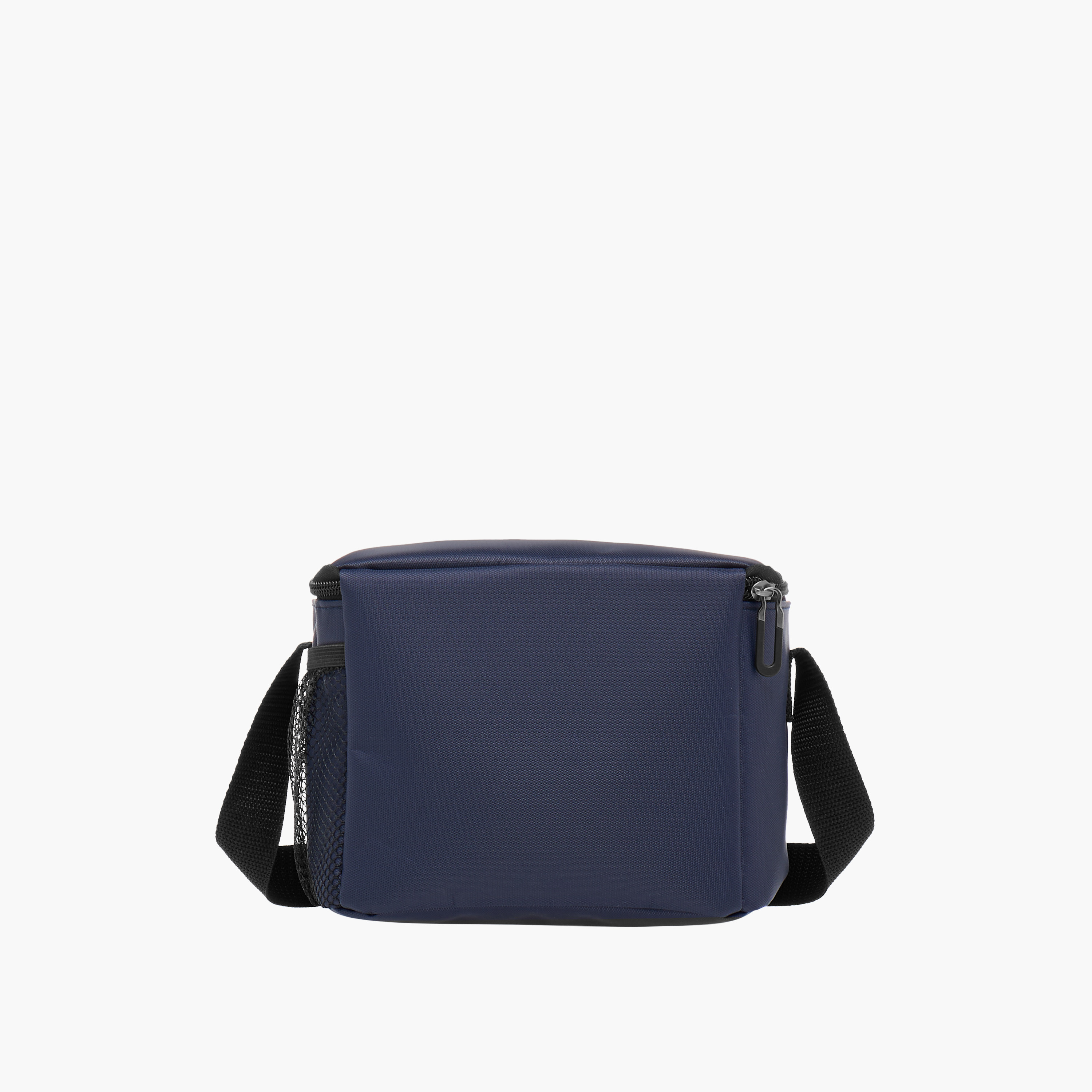 Solid Lunch Bag with Zip Closure and Strap-school-lunchessentials-lunchbags-image-3