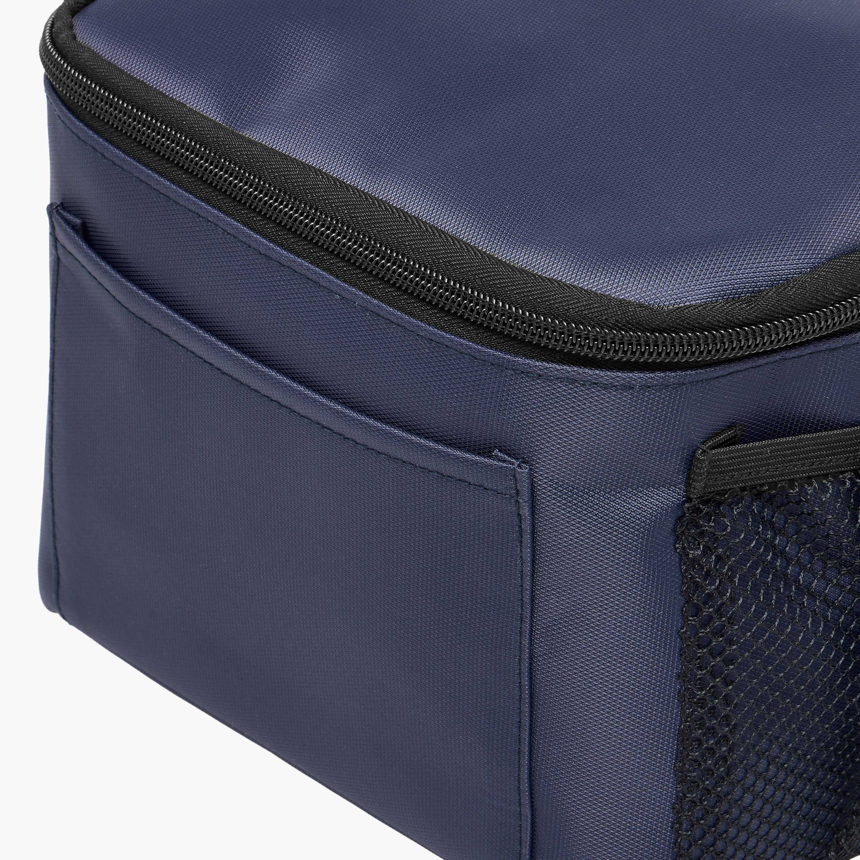 Solid Lunch Bag with Zip Closure and Strap-school-lunchessentials-lunchbags-image-5
