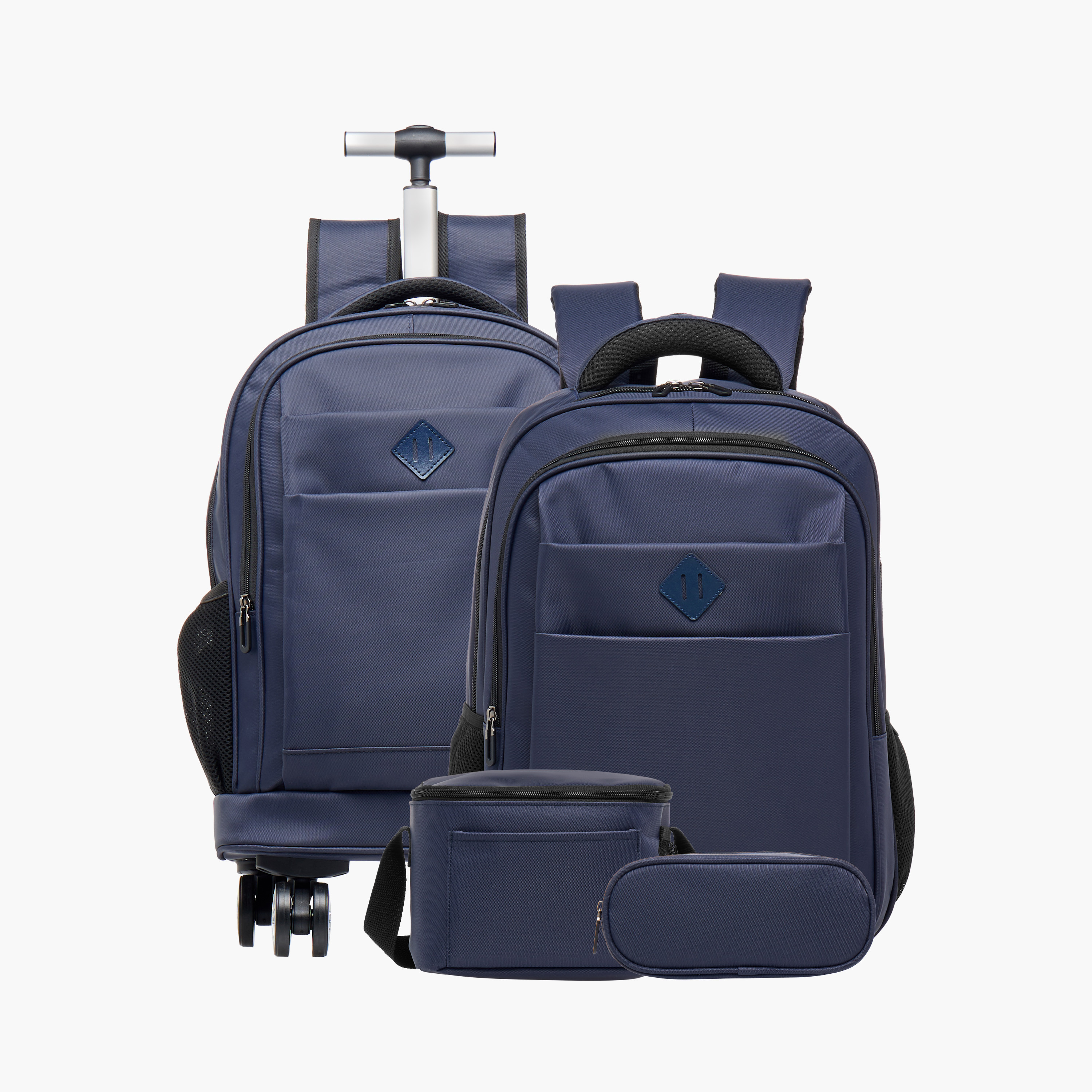Solid Lunch Bag with Zip Closure and Strap-school-lunchessentials-lunchbags-image-6