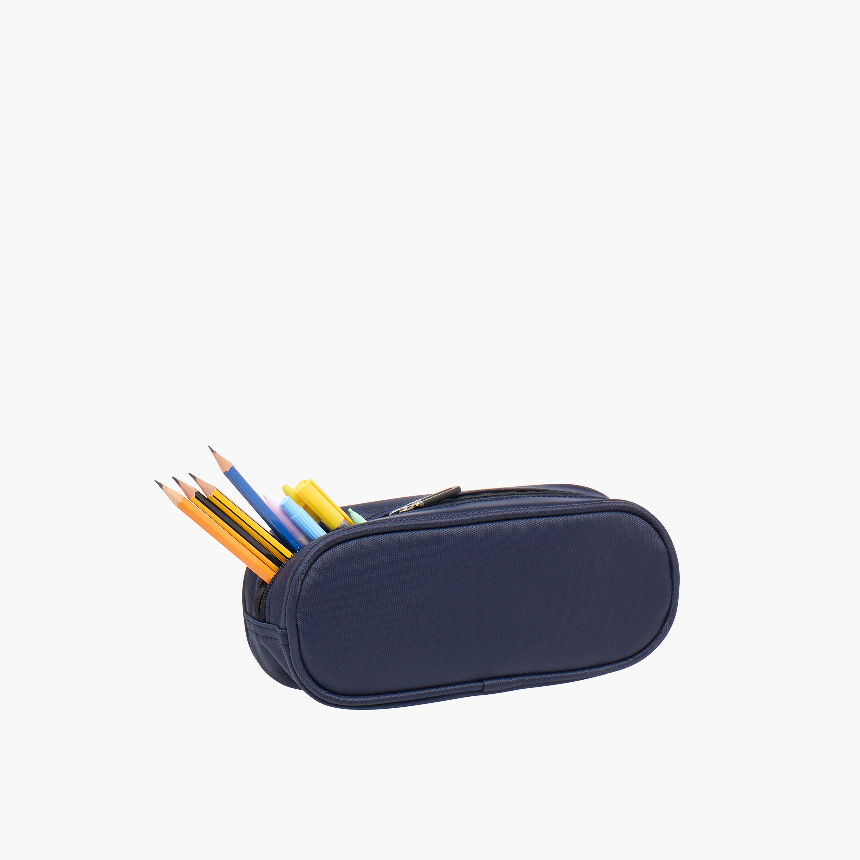 Solid Pencil Pouch with Zip Closure-school-stationery-pencilcases-image-5