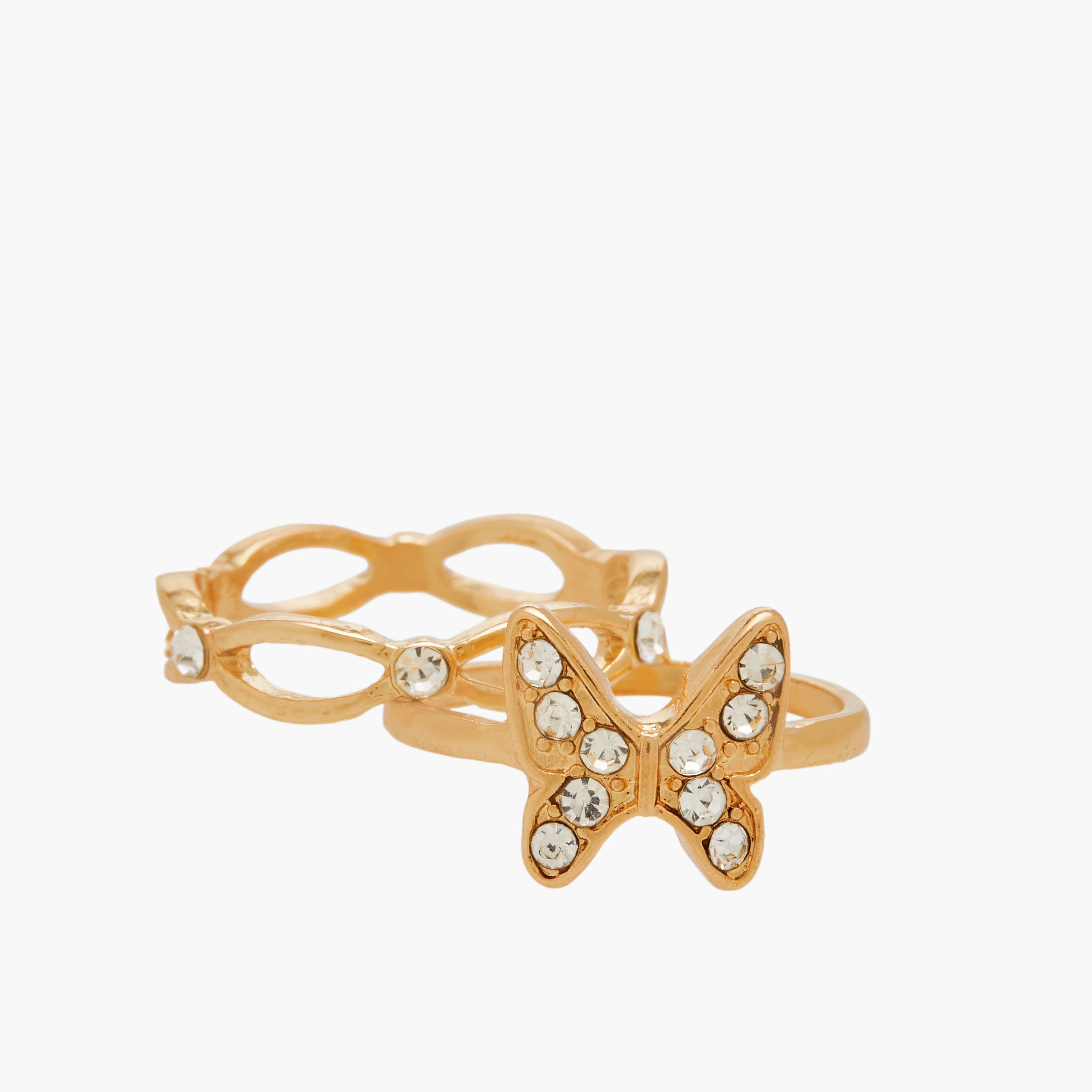 Assorted Metallic Ring - Set of 5-women-watchesandjewellery-jewellery-rings-image-3