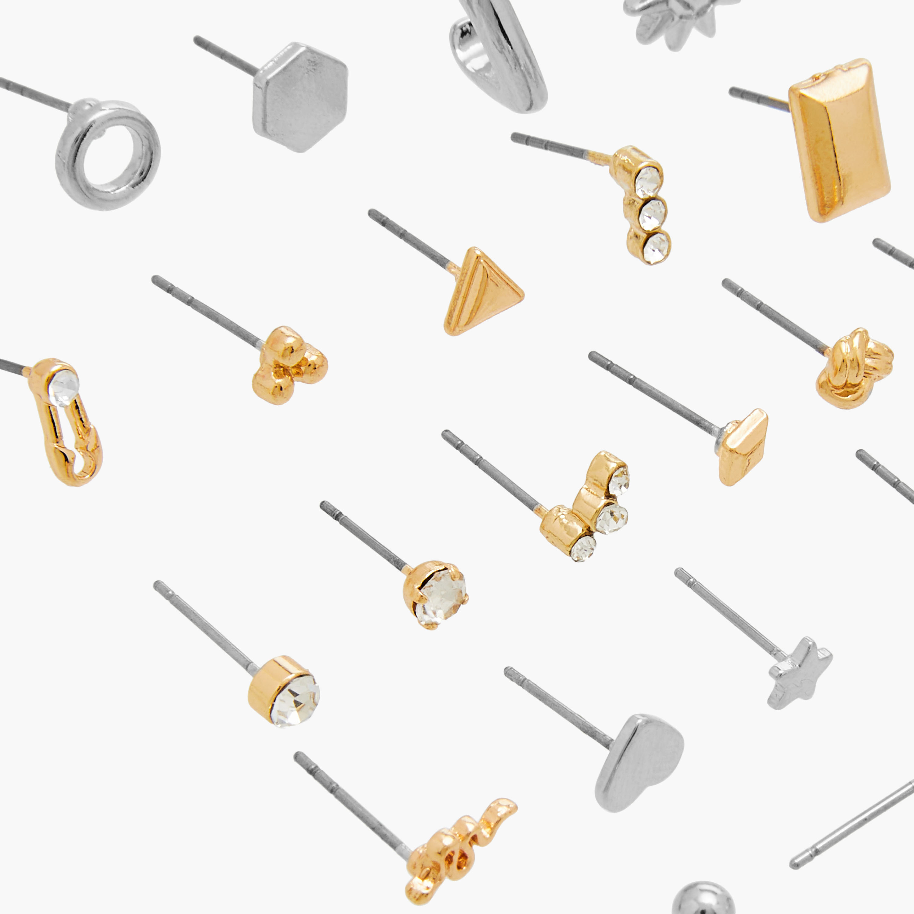 Assorted Stud Earrings with Pushback Closure - Set of 24-women-watchesandjewellery-jewellery-earrings-image-3