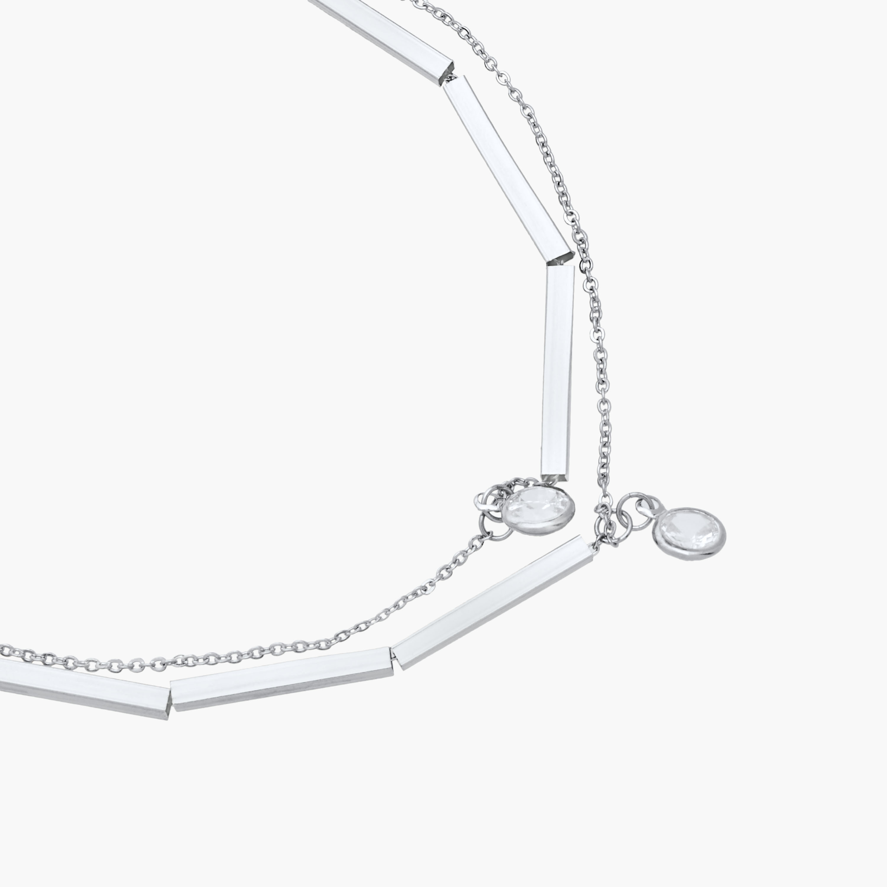 Embellished Pendant 2-Layered Anklet with Lobster Clasp Closure-women-watchesandjewellery-jewellery-anklets-image-3