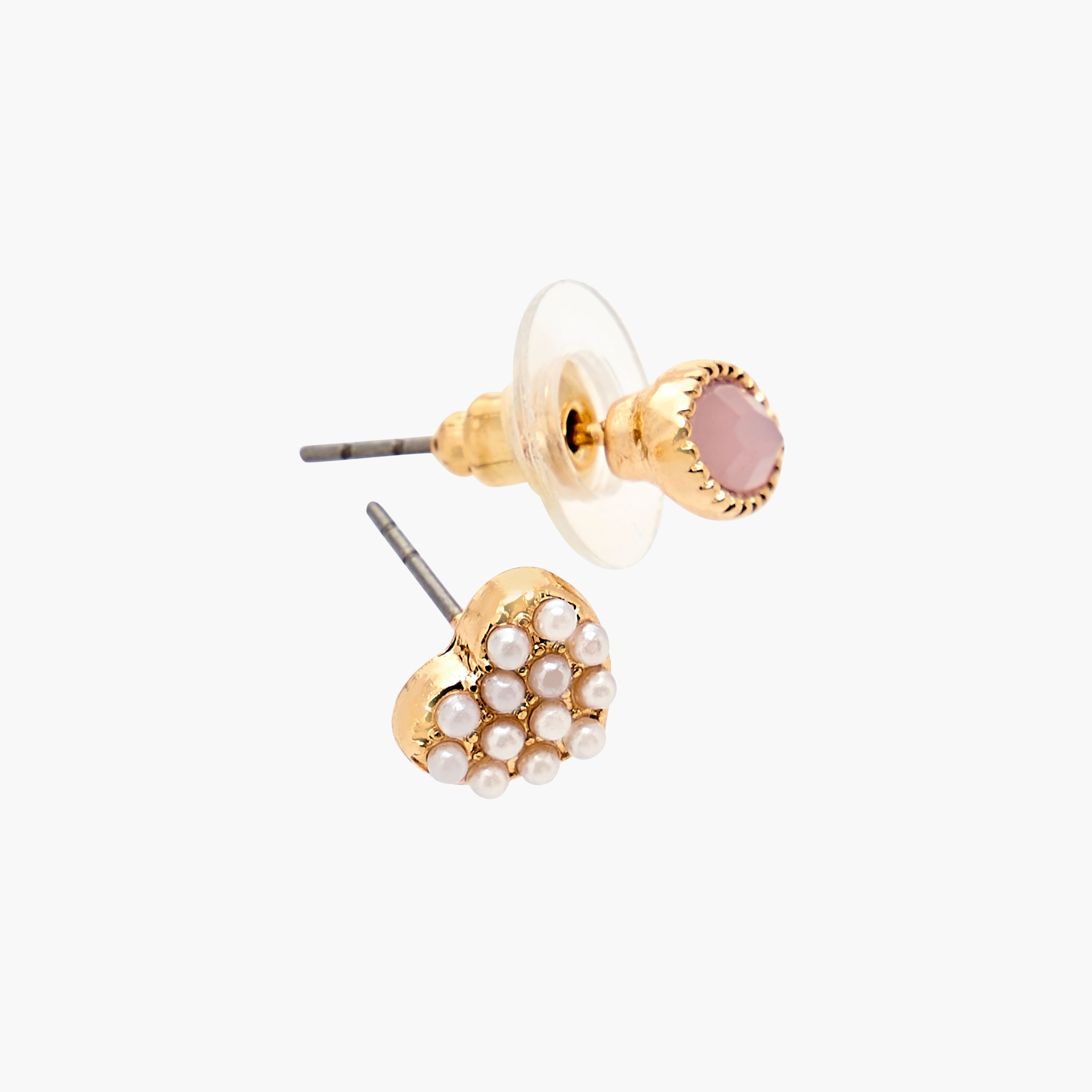 Assorted Metallic Earrings with Pushback Closure - Set of 9-women-watchesandjewellery-jewellery-earrings-image-4