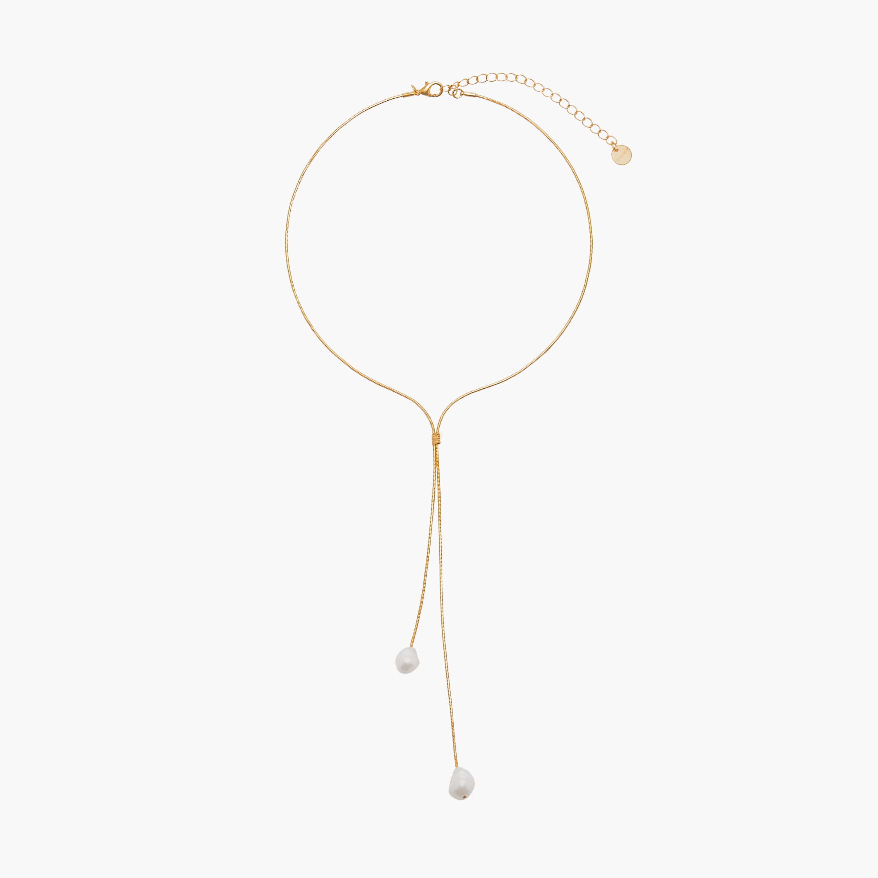 Pearl Drop Necklace with Lobster Clasp Closure-women-watchesandjewellery-jewellery-necklacesandpendants-image-1