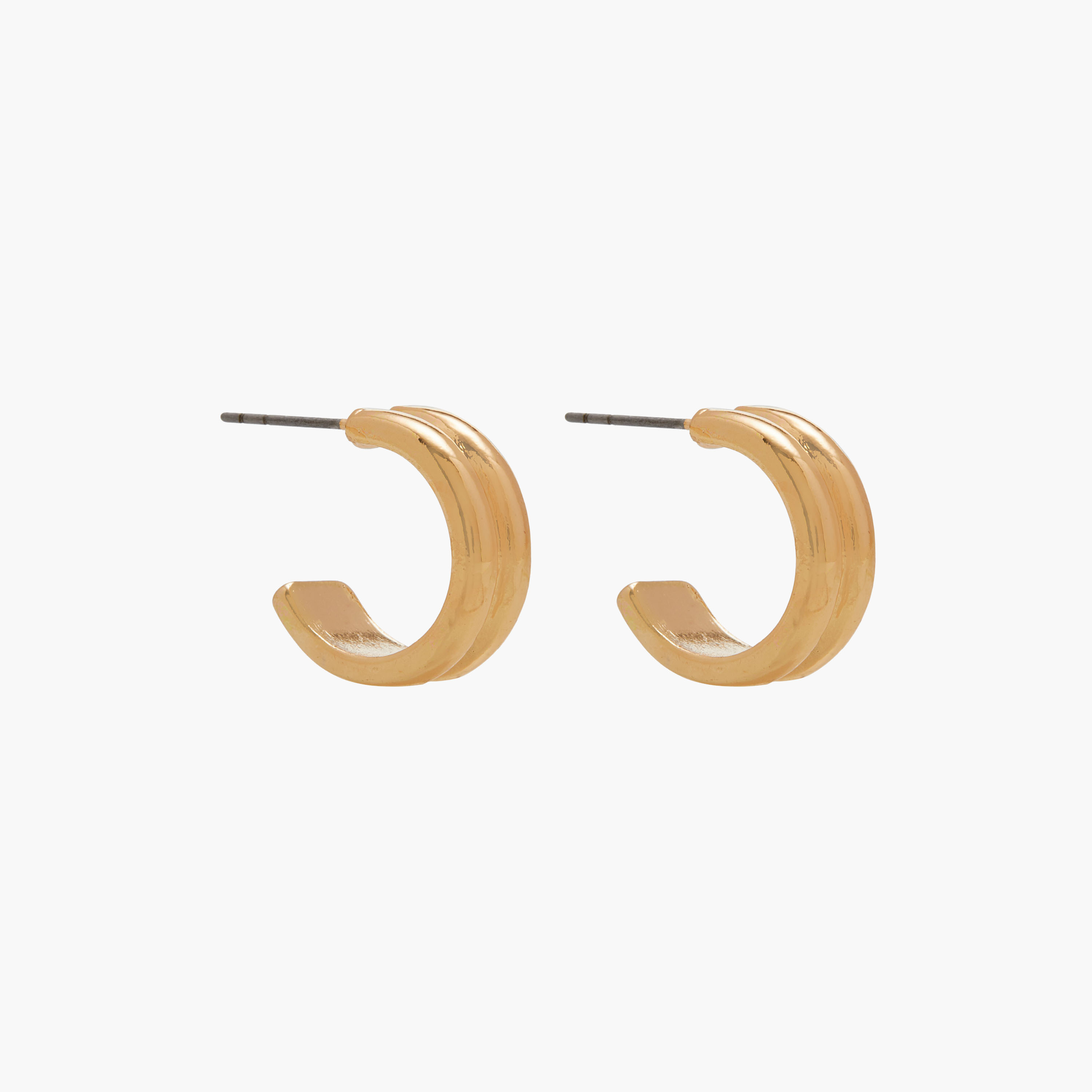 Assorted Metallic Earrings with Pushback Closure - Set of 3-women-watchesandjewellery-jewellery-earrings-image-2