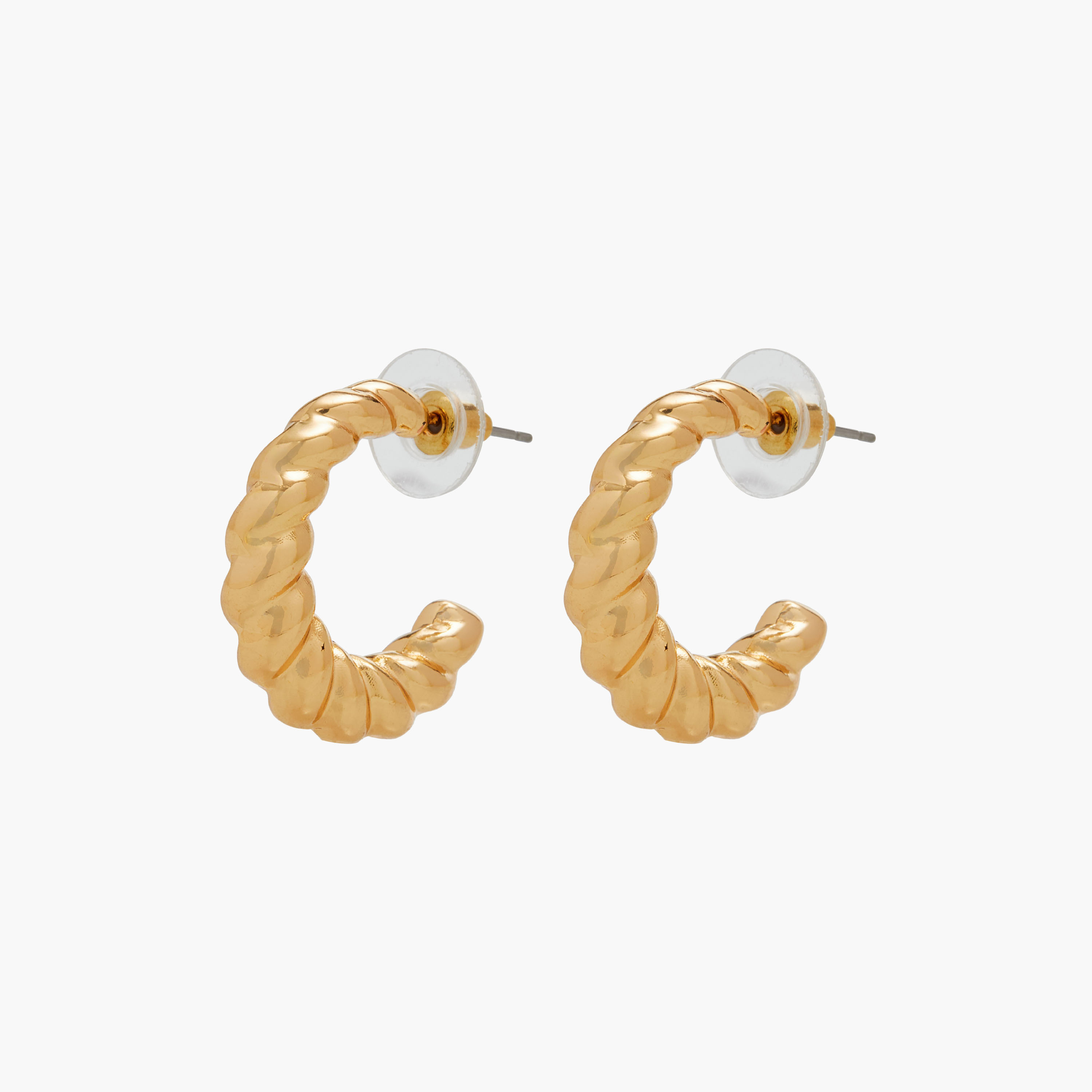 Assorted Metallic Earrings with Pushback Closure - Set of 3-women-watchesandjewellery-jewellery-earrings-image-5