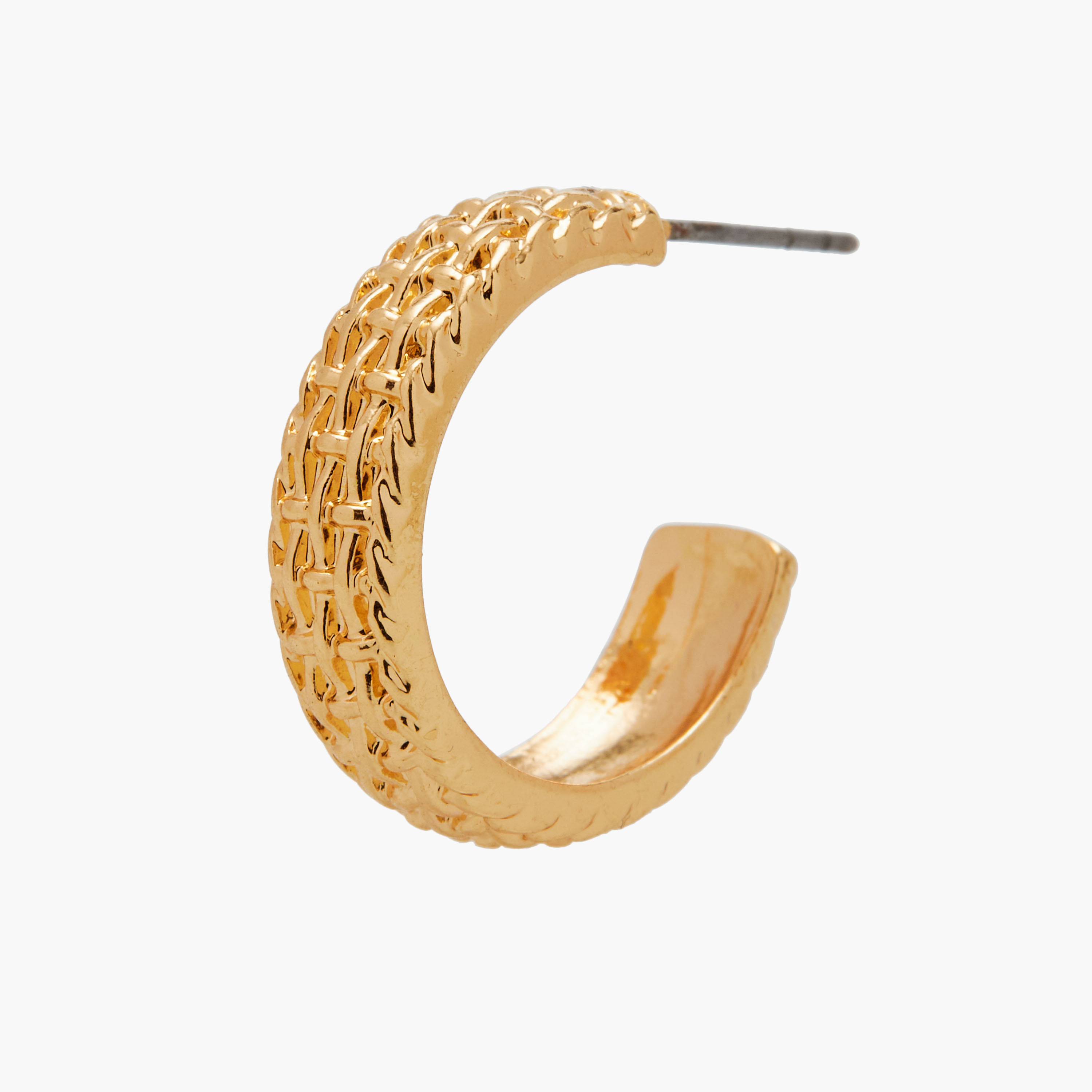 حلقان ميتاليك متنوعة بمكبس إغلاق خلفي - طقم 6 أزواج-women-watchesandjewellery-jewellery-earrings-image-5
