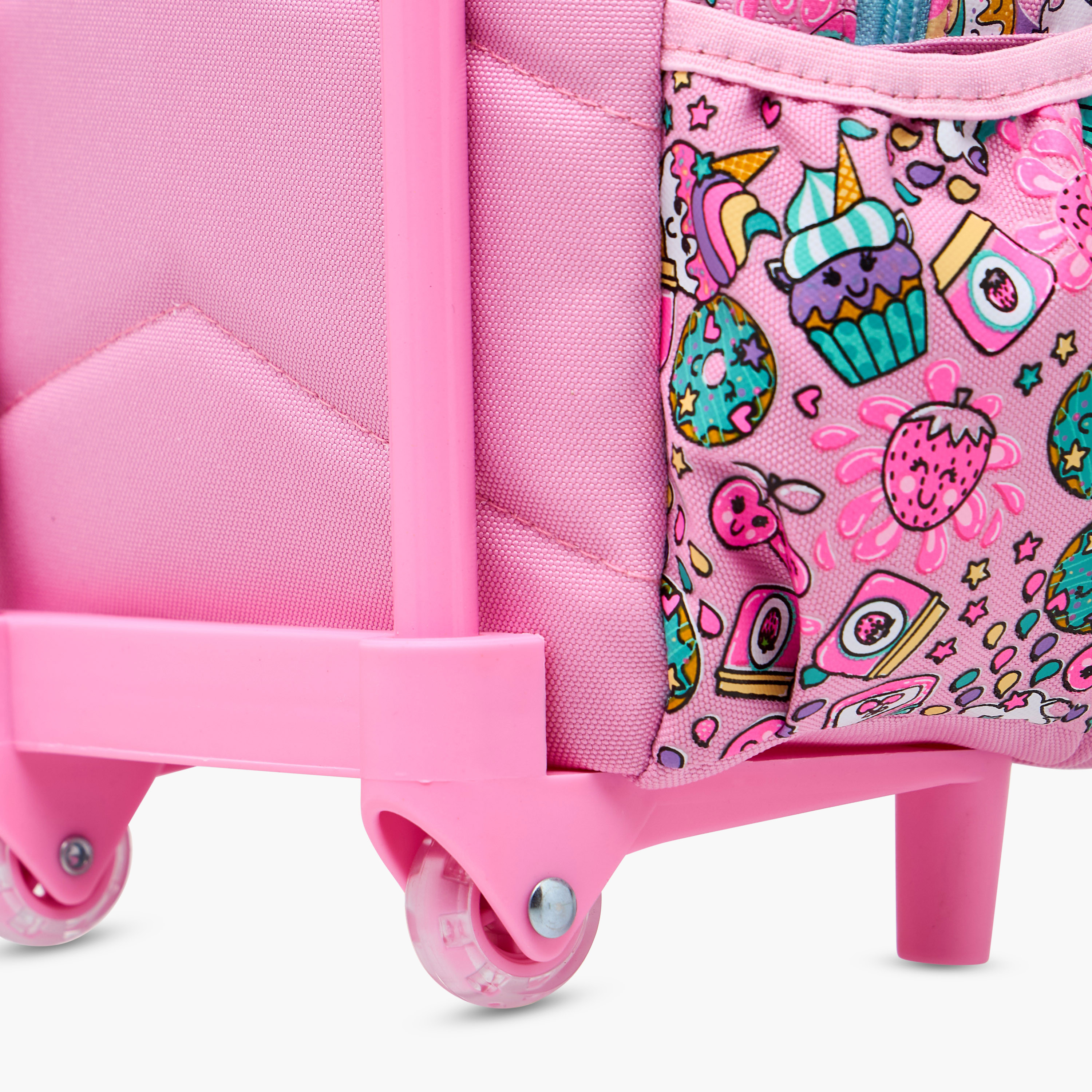 Skylar Ice Cream Trolley Bag for Girls 2-5 Years with Padded Shoulder Straps -school-bagsandbackpacks-trolleybags-image-10