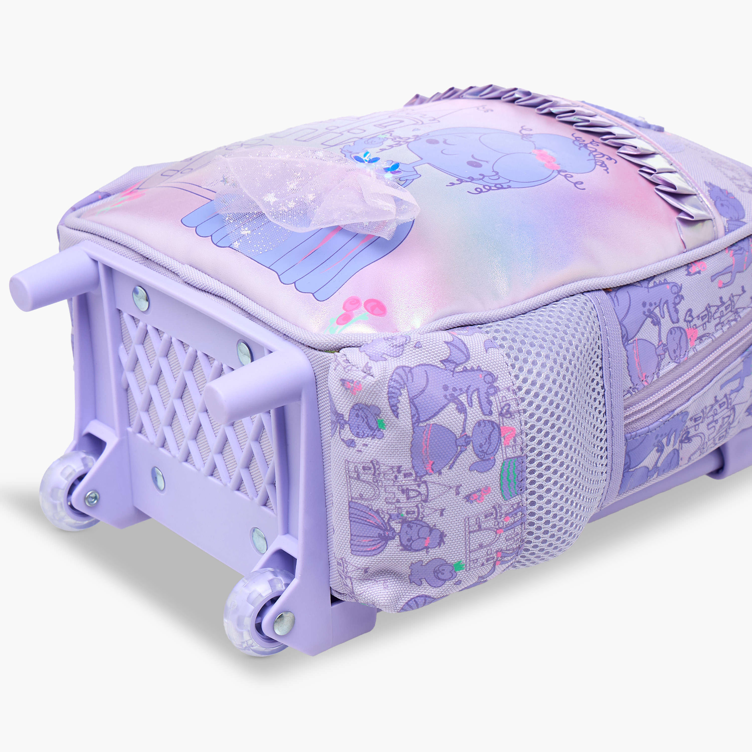 Skylar Dolls Trolley Bag for Girls 2-5 Years with Padded Shoulder Straps -school-bagsandbackpacks-trolleybags-image-10