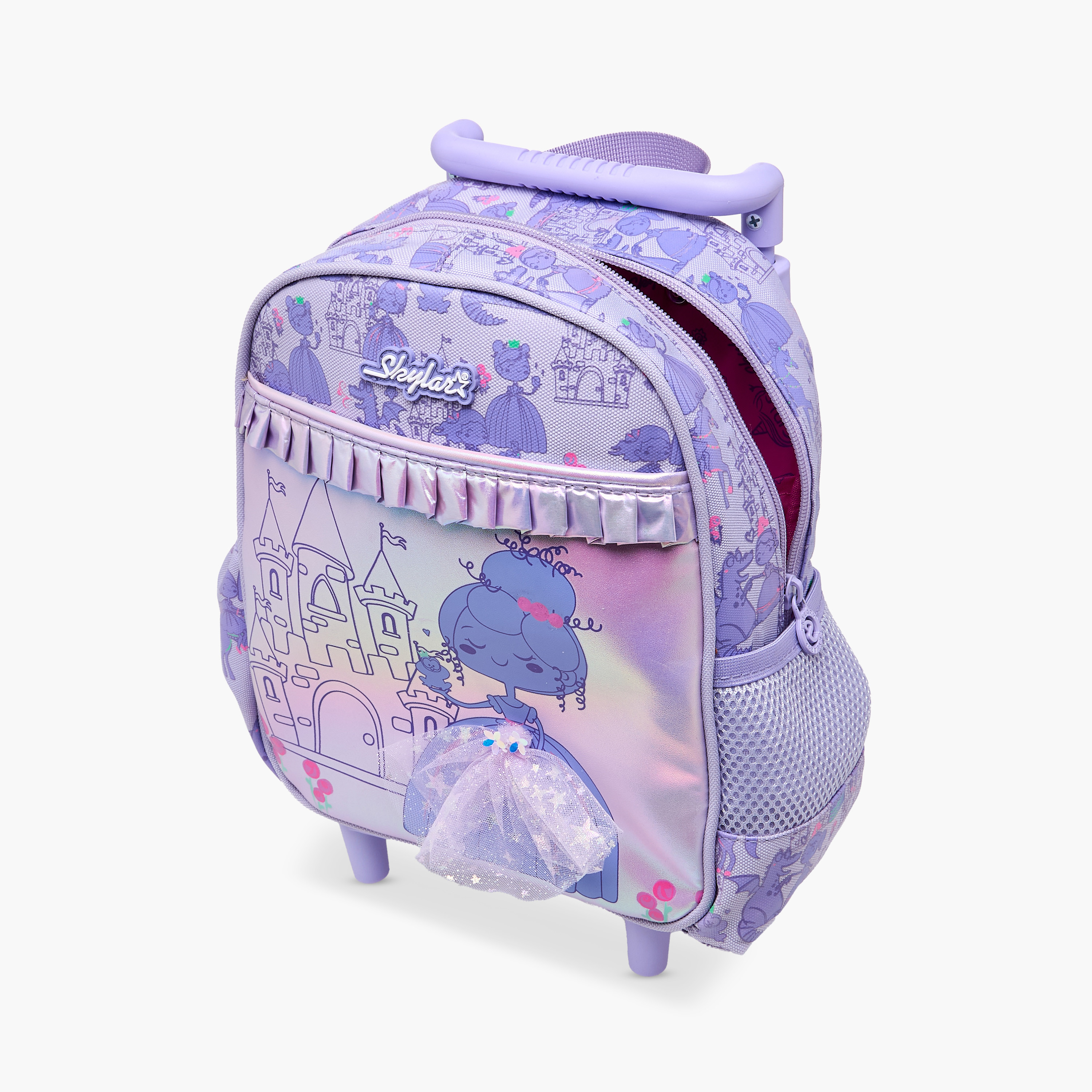 Skylar Dolls Trolley Bag for Girls 2-5 Years with Padded Shoulder Straps -school-bagsandbackpacks-trolleybags-image-11