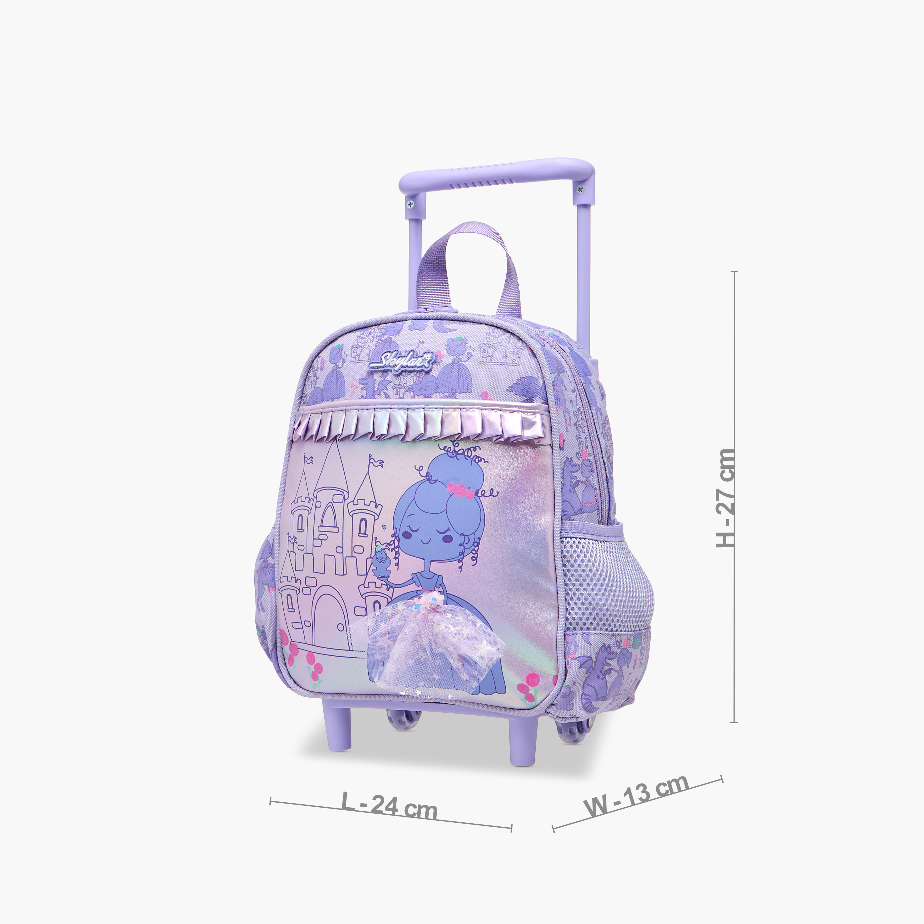 Skylar Dolls Trolley Bag for Girls 2-5 Years with Padded Shoulder Straps -school-bagsandbackpacks-trolleybags-image-2