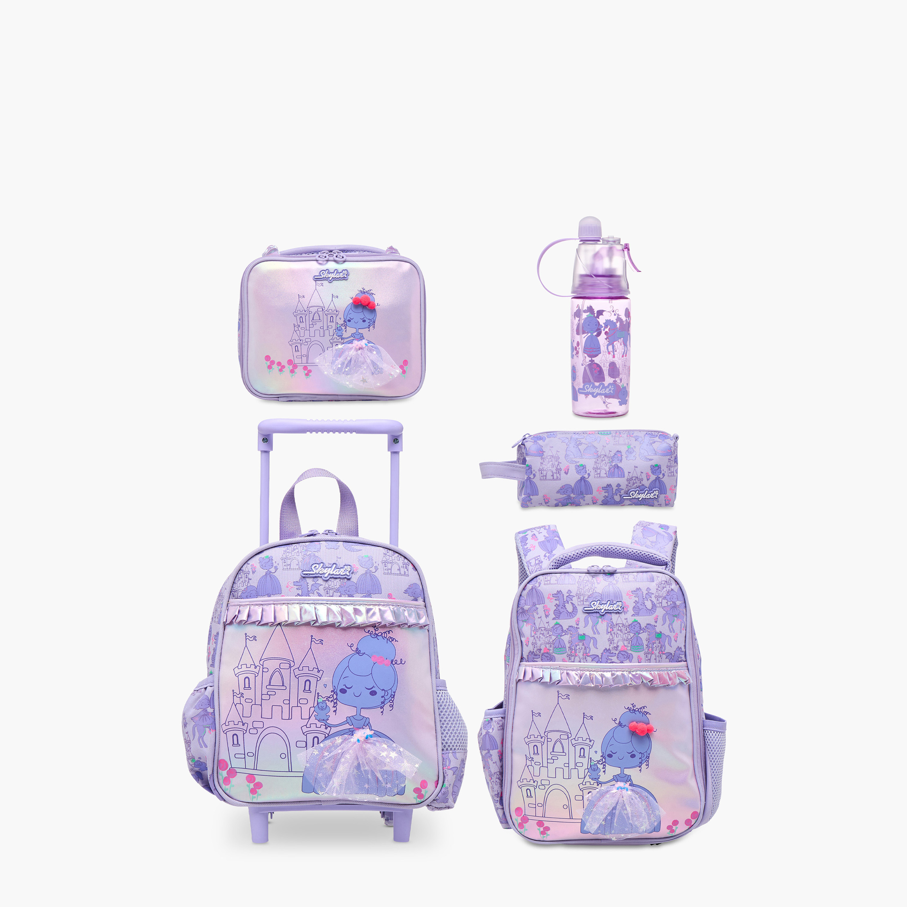 Skylar Princess Tritan Water Bottle with Spray and BPA-Free- 500 ml-school-waterbottles-image-10