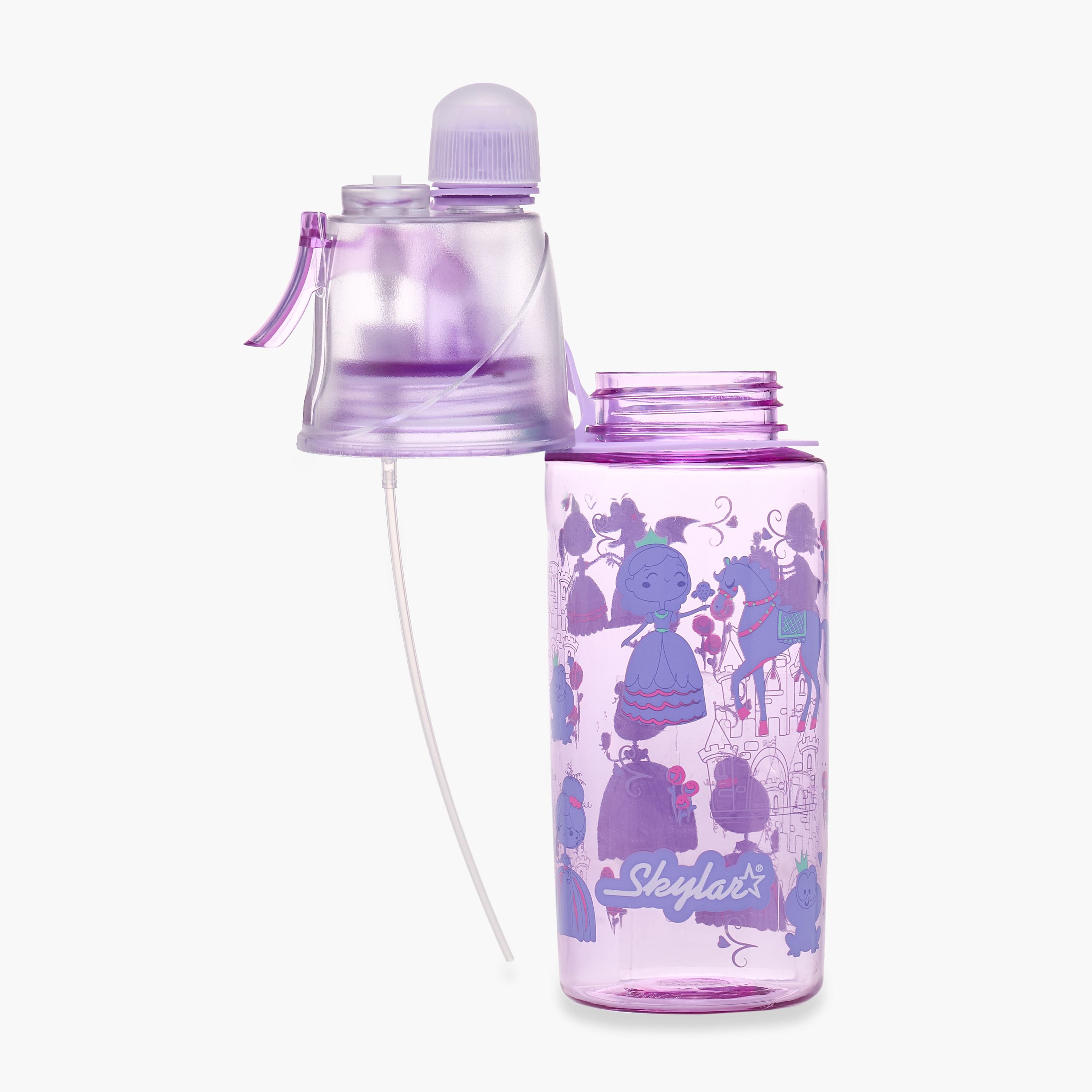 Skylar Princess Tritan Water Bottle with Spray and BPA-Free- 500 ml-school-waterbottles-image-3