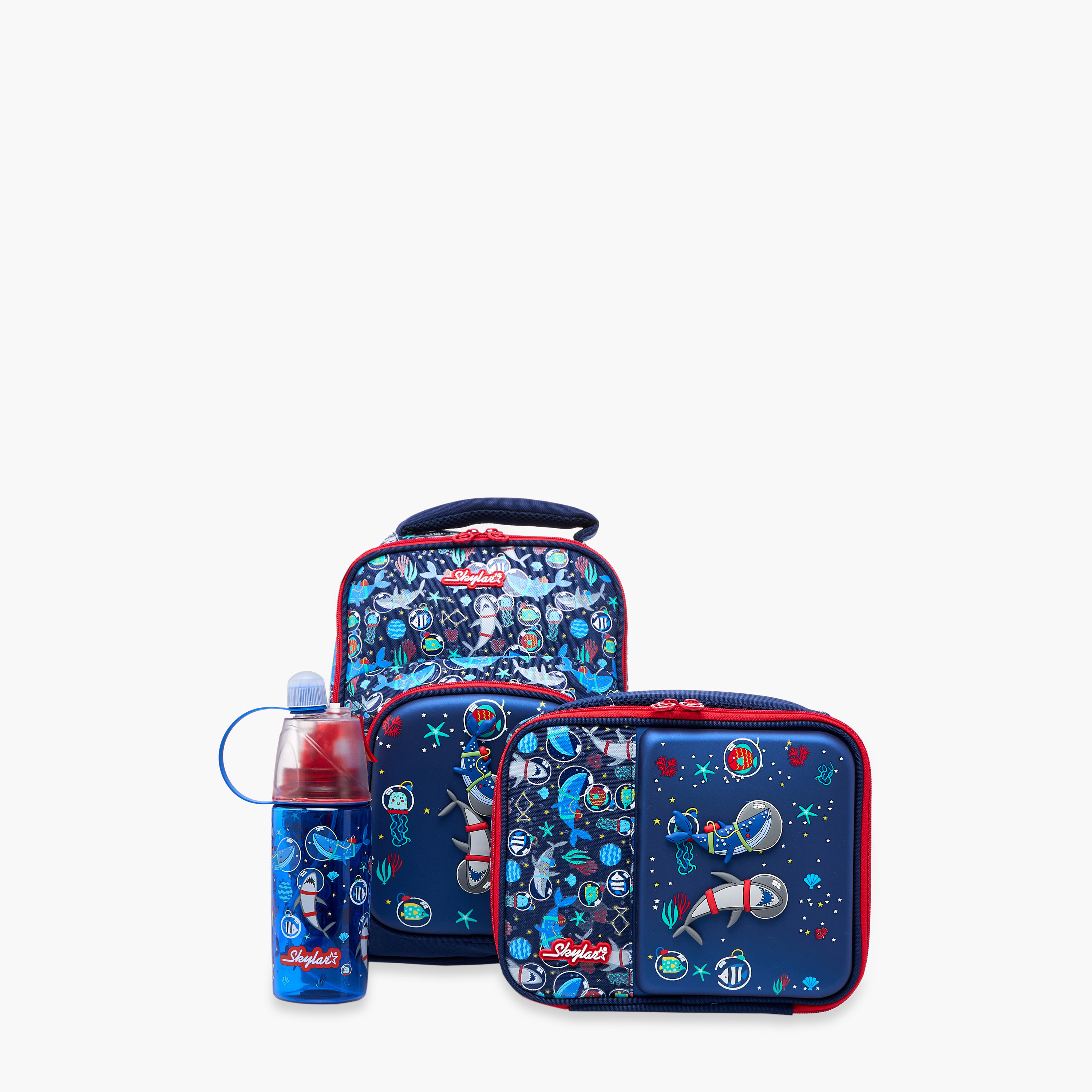 Skylar Astronut Print Backpack with Adjustable Straps and Zip Closure - 12x24x36 cms-promo_LS20_OMN-image-8